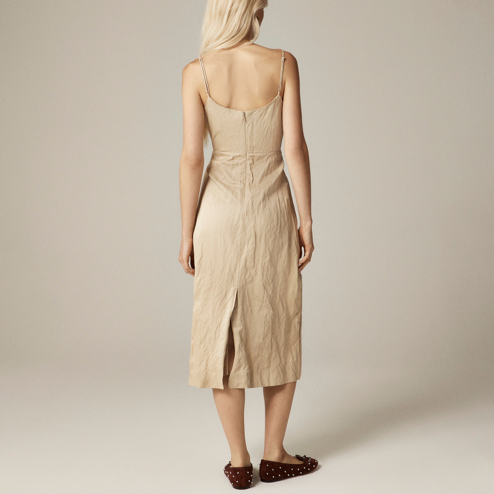 Natasha dress in memory poplin