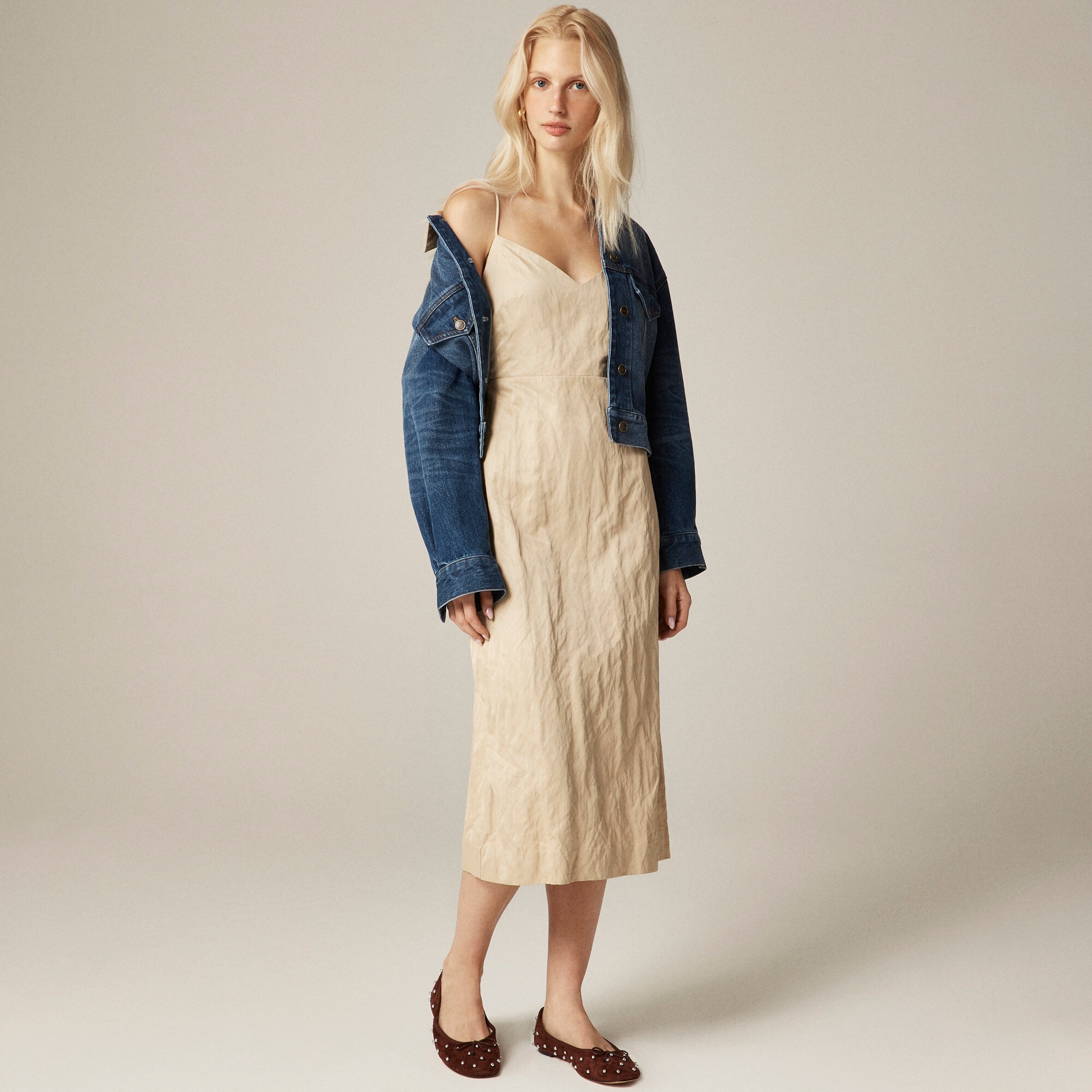  Natasha dress in memory poplin