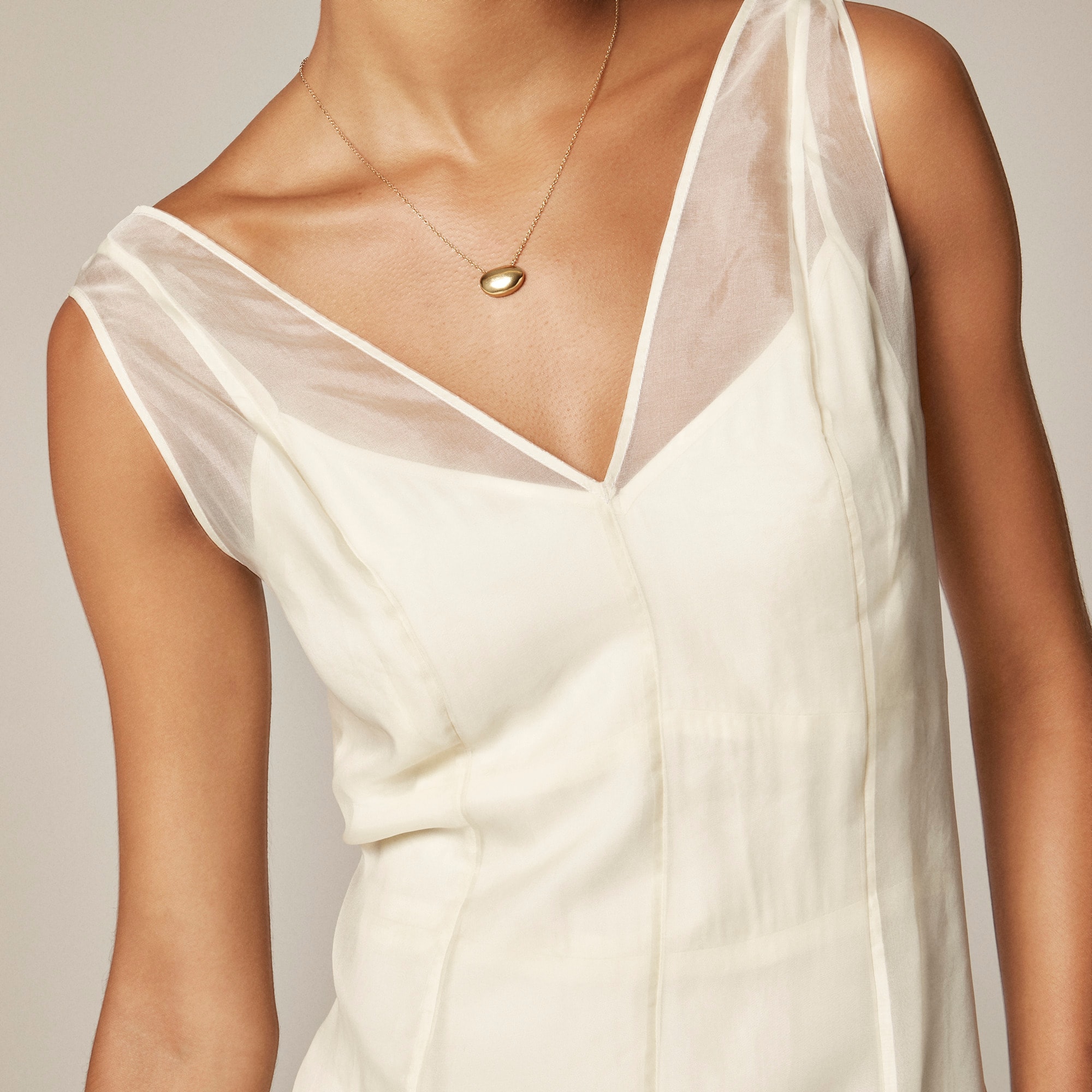 Collection layered organza shift dress - image 4
