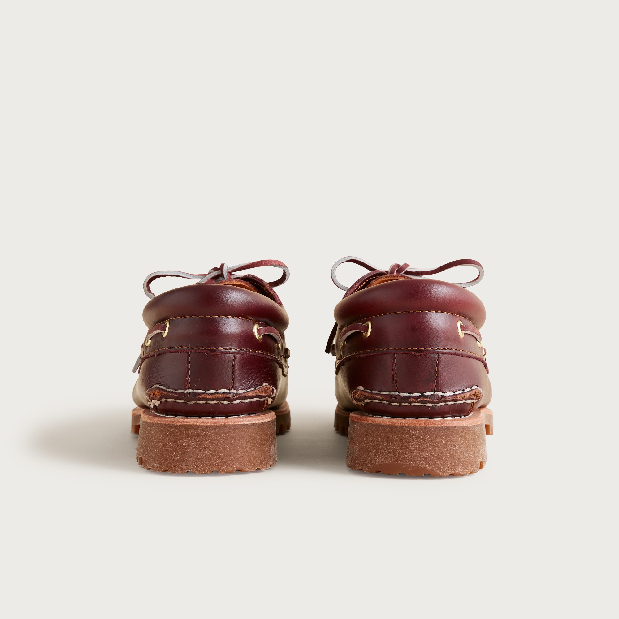 Timberland® Authentic Three-eye Lug Hand-sewn Boat Shoes For Men