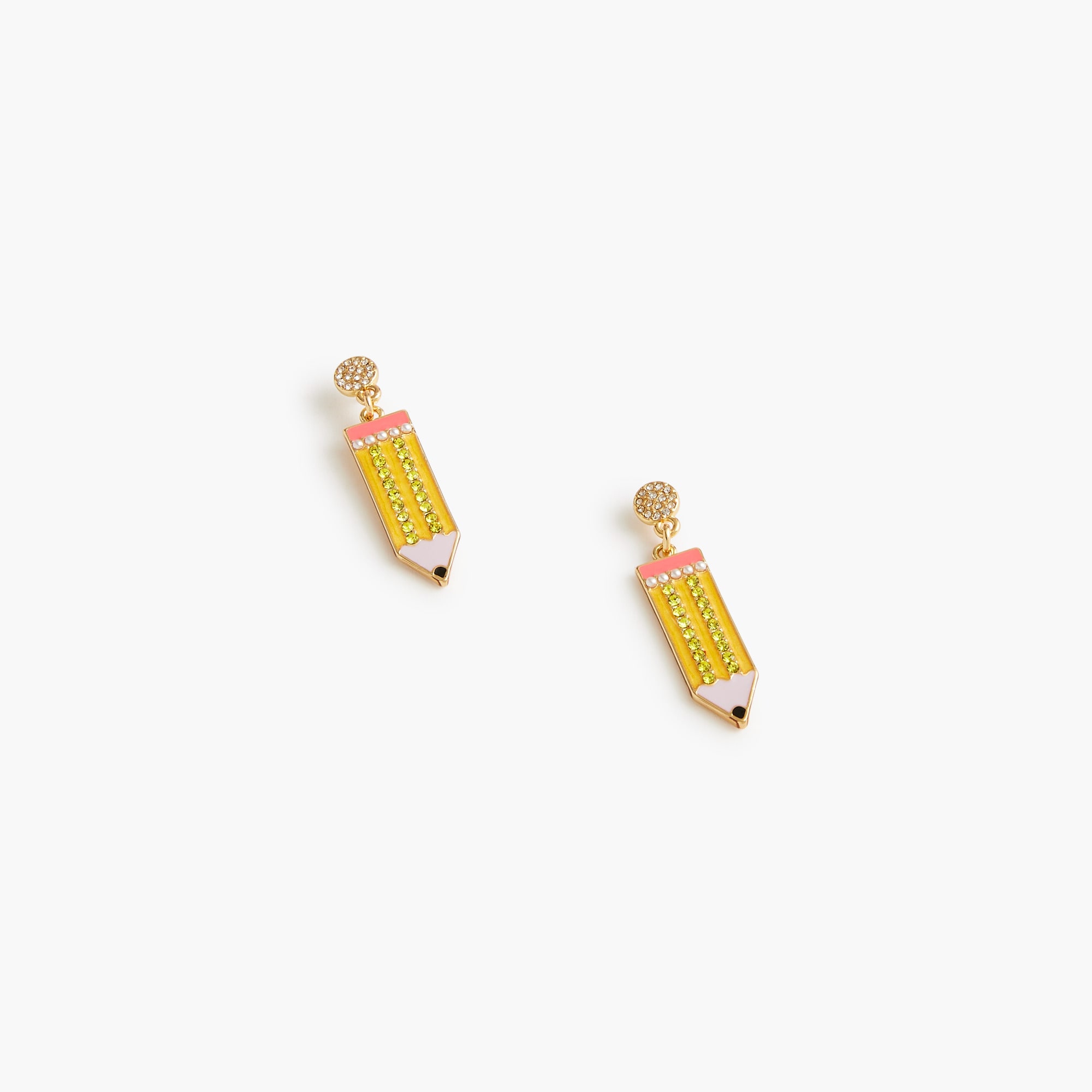  Pencil stud earrings