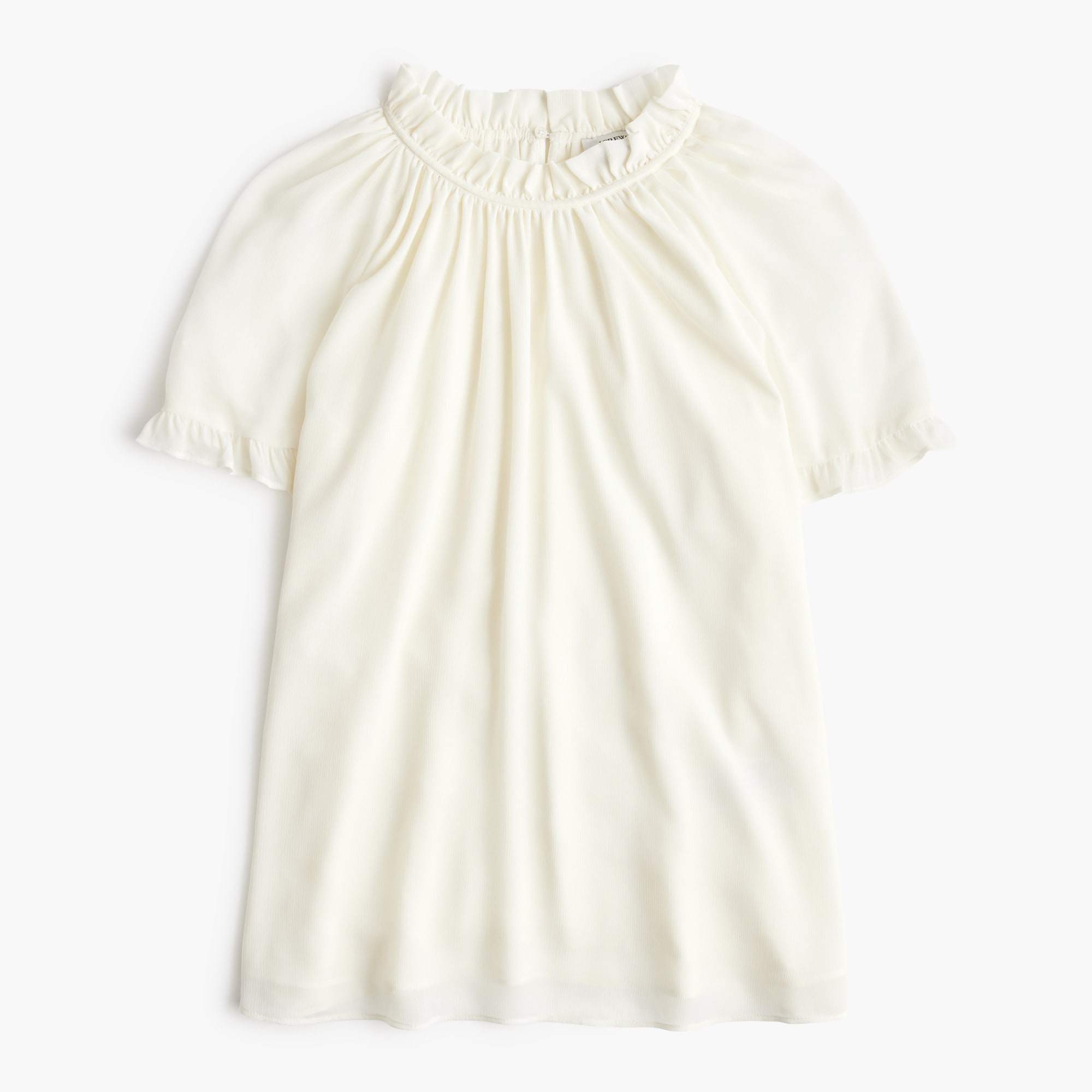 Petite tie-front long-sleeve top