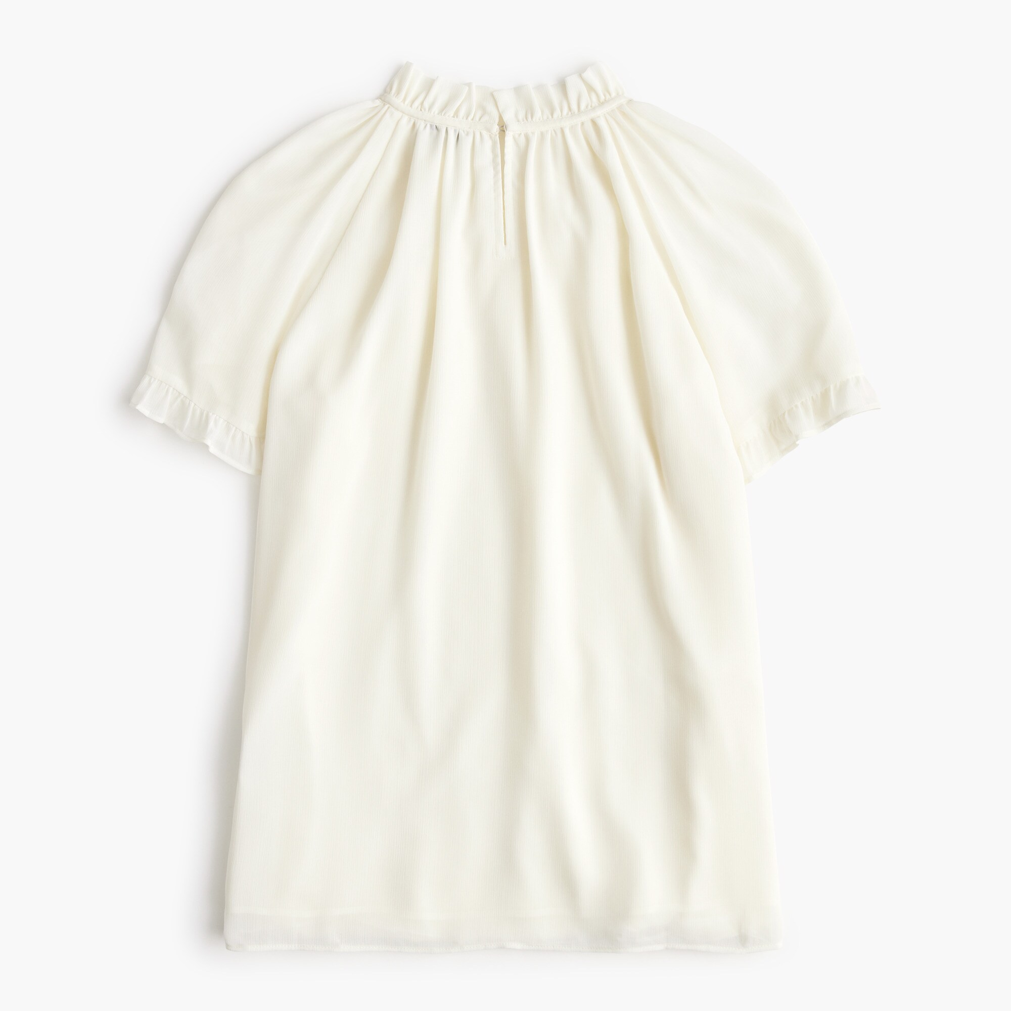 Short-sleeve ruffle top