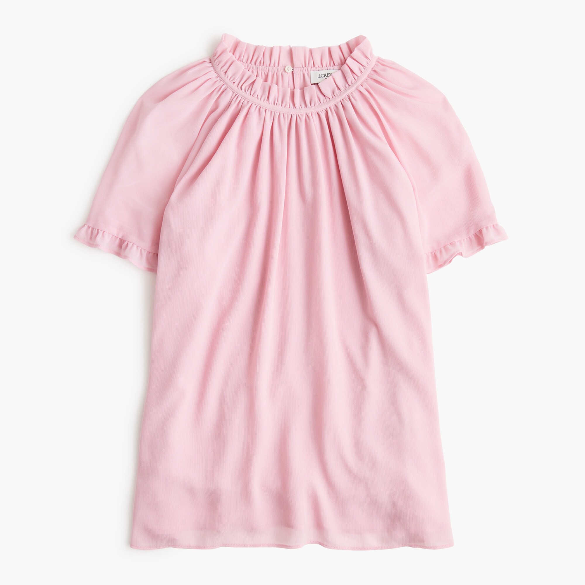 short-sleeve ruffle top for women
