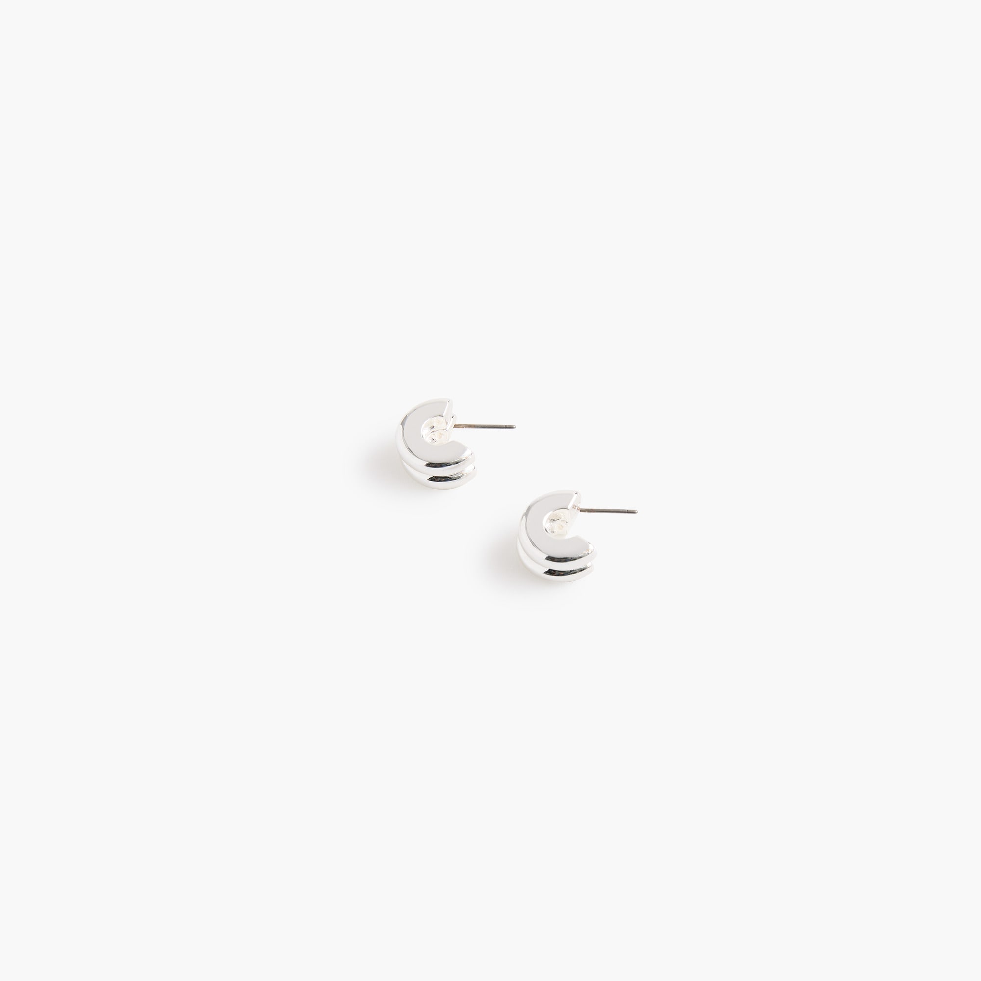 Double-hoop earrings
