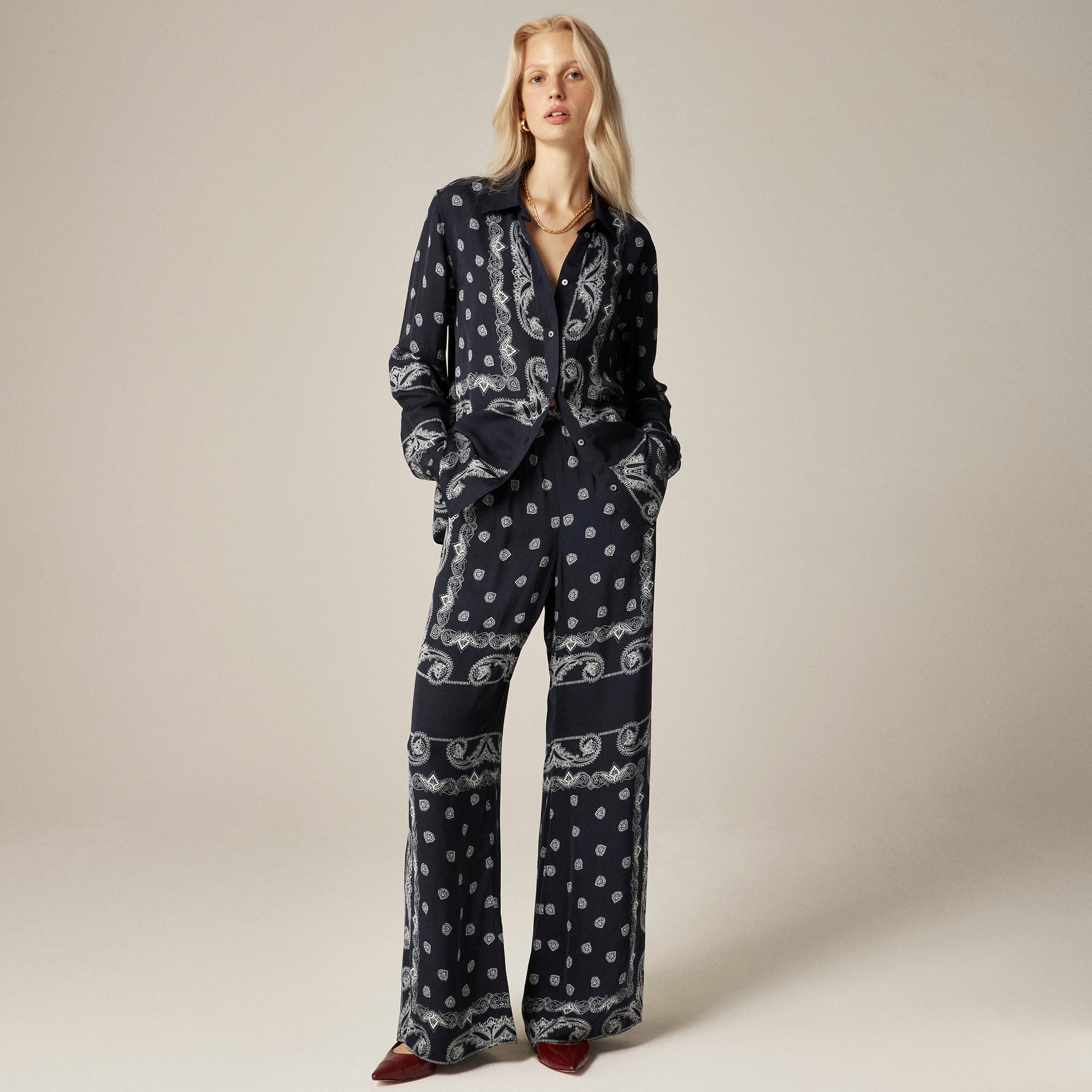 Cosmo pant in bandana print