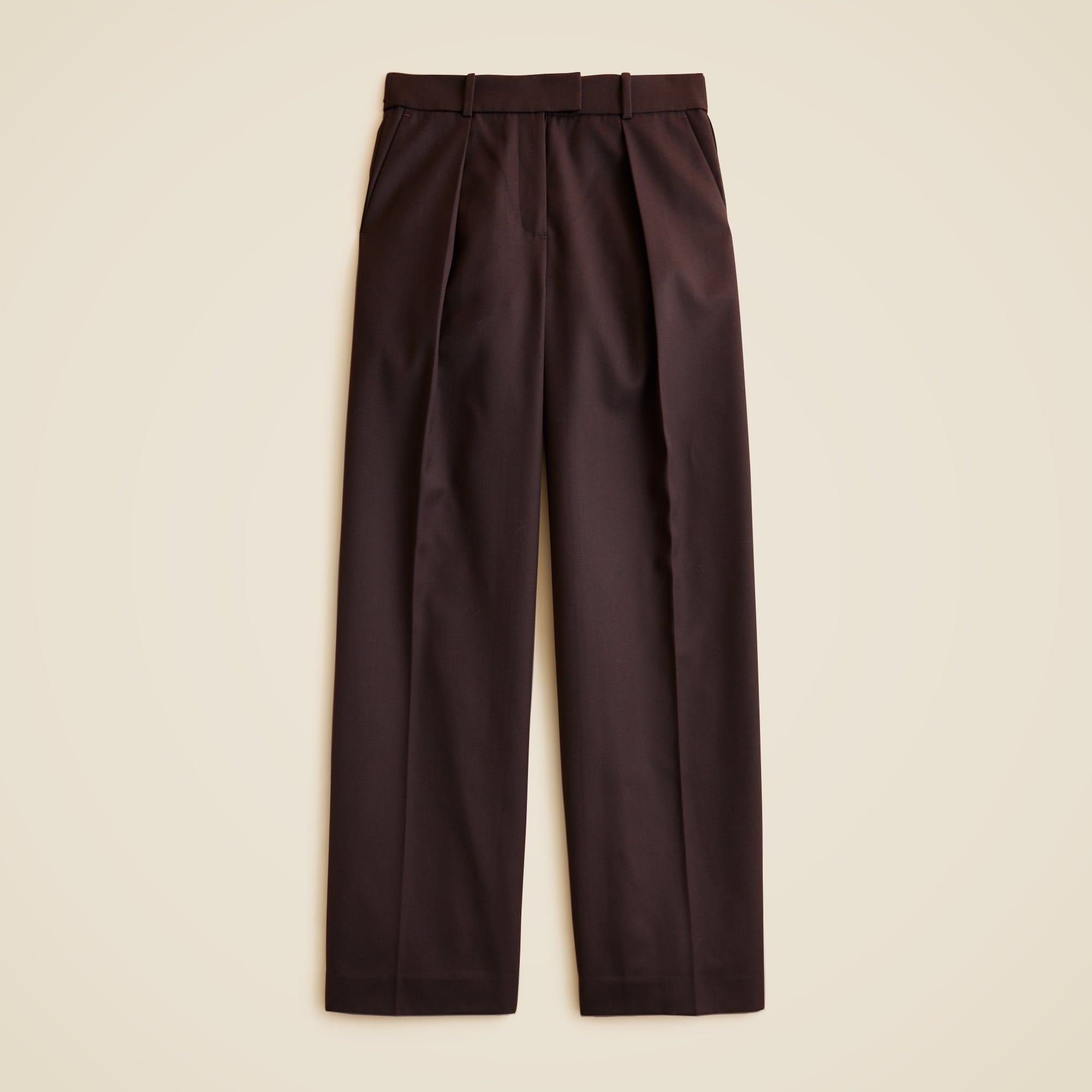 Alex Eagle X J.Crew pleated pant in wool blend