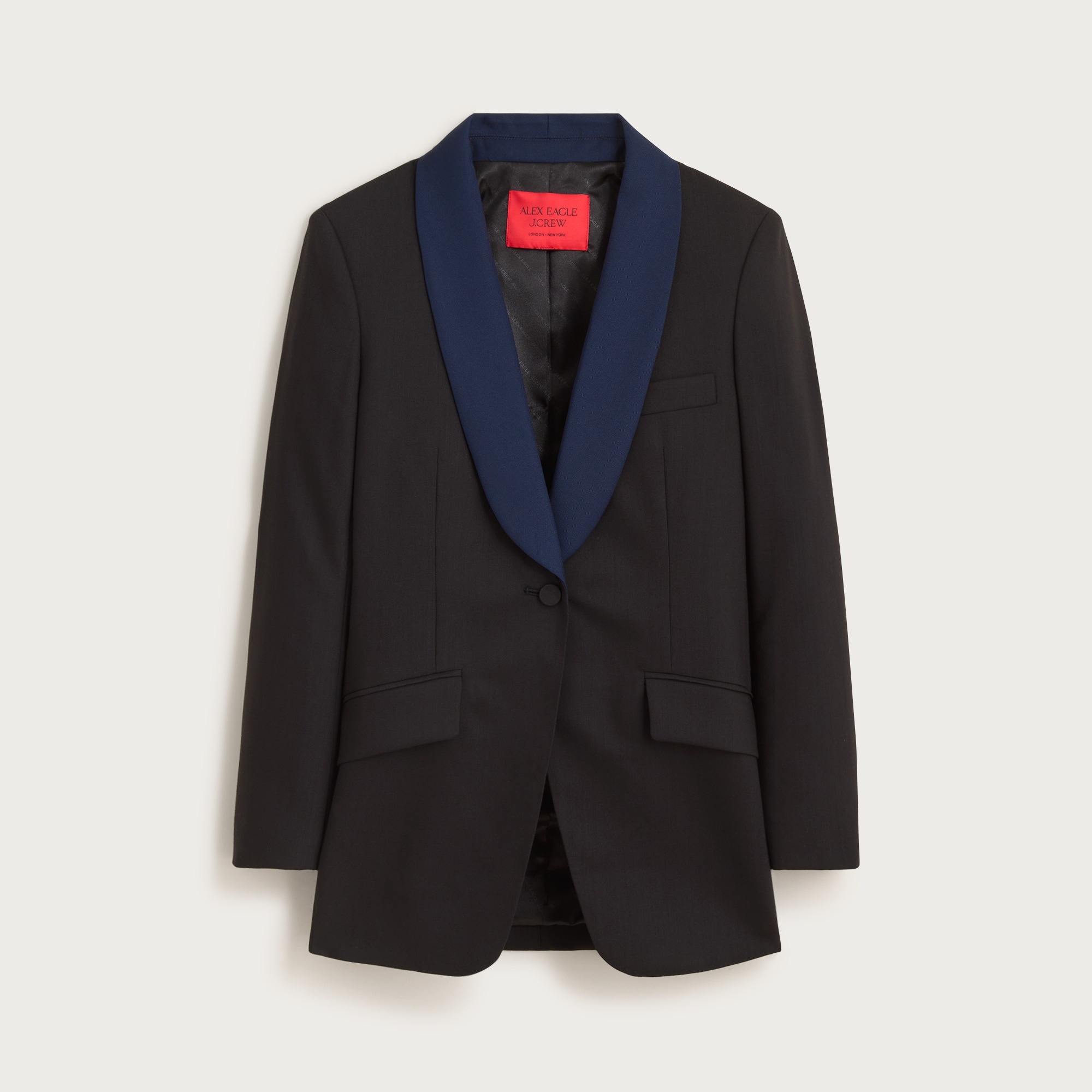 Alex Eagle X J.Crew tuxedo blazer in wool blend