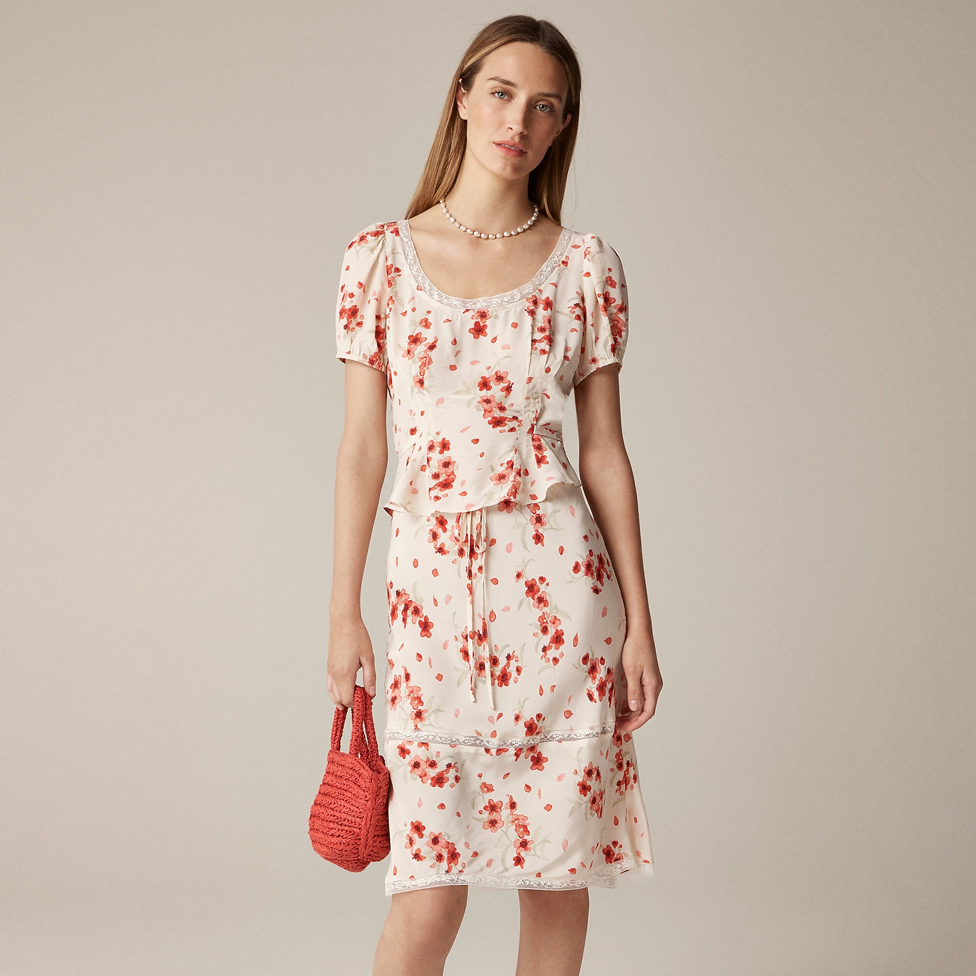 Rouje X J.Crew Poet top in vintage floral