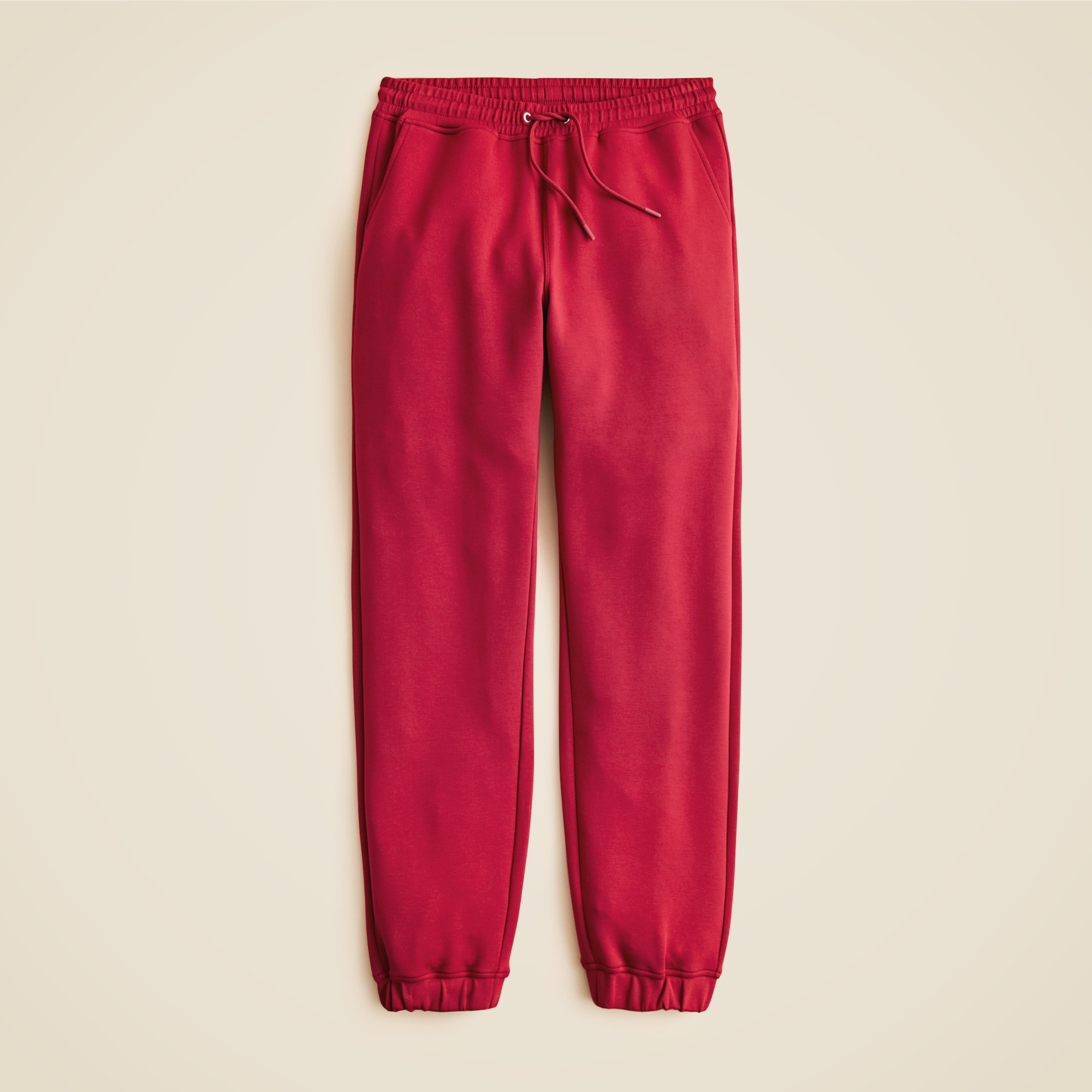Scuba-knit jogger pant