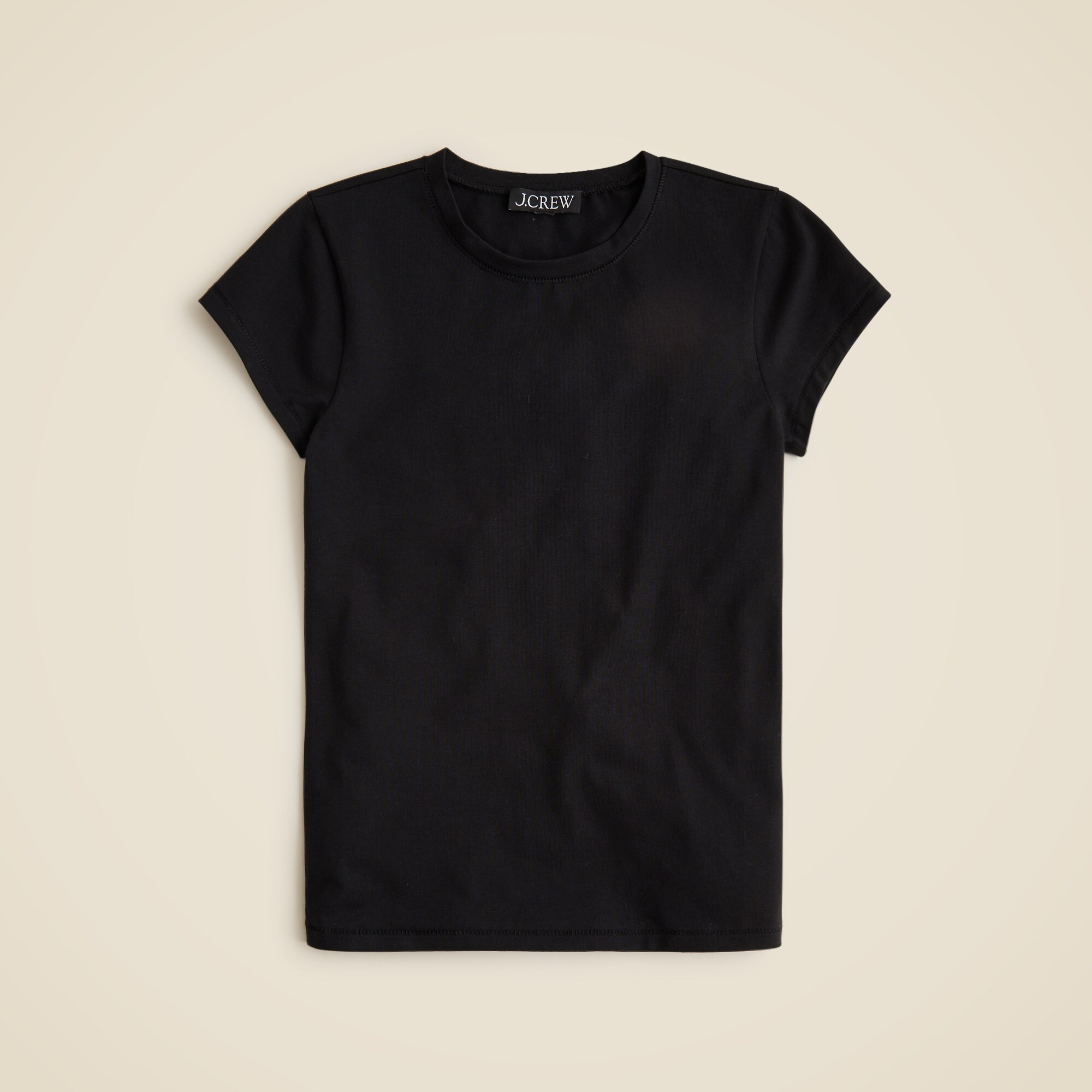 womens Stretch cotton-blend short-sleeve T-shirt