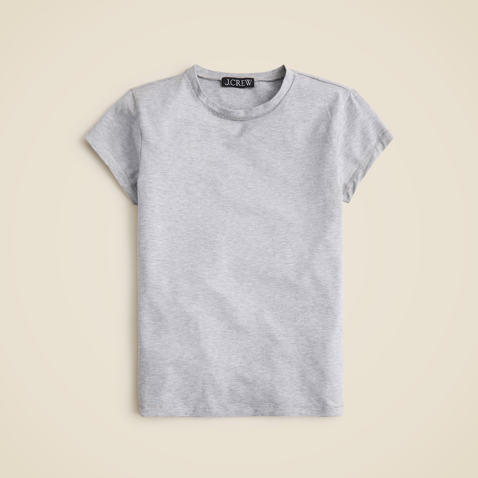 womens Stretch cotton short-sleeve T-shirt