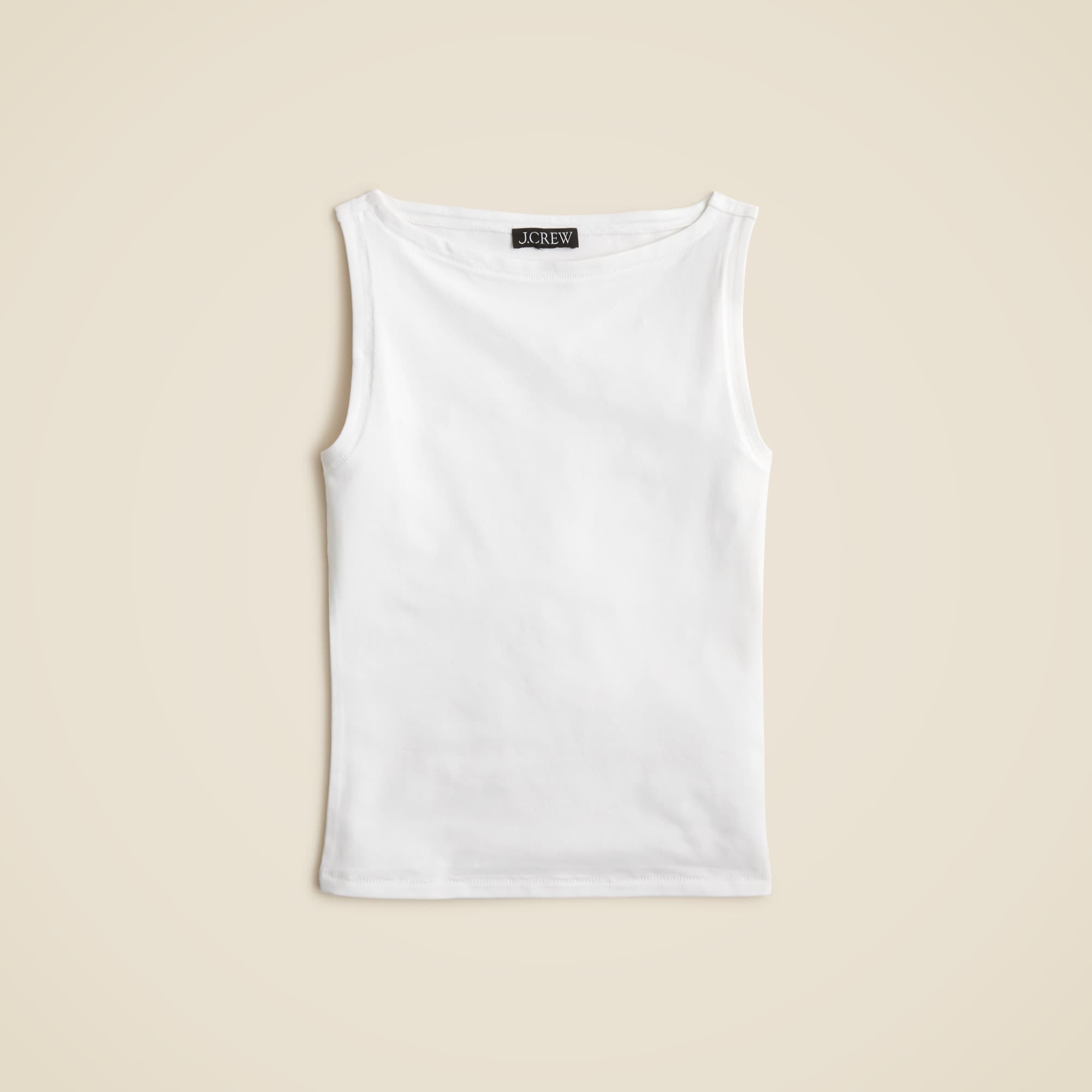  Stretch cotton shell top