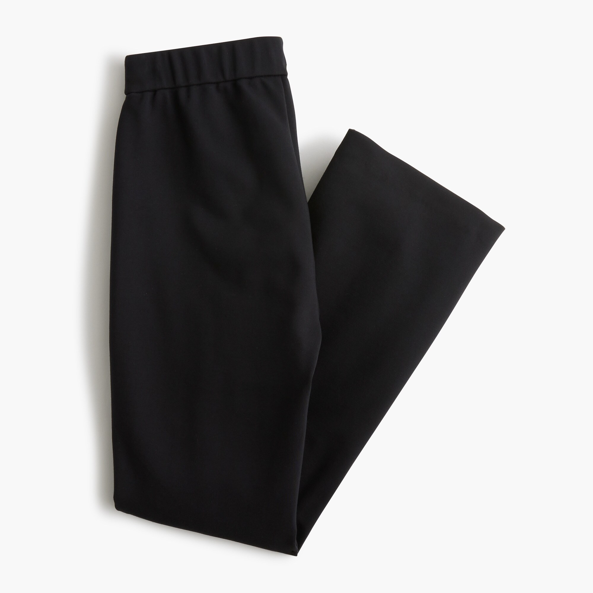 Ponte cropped pull-on pant
