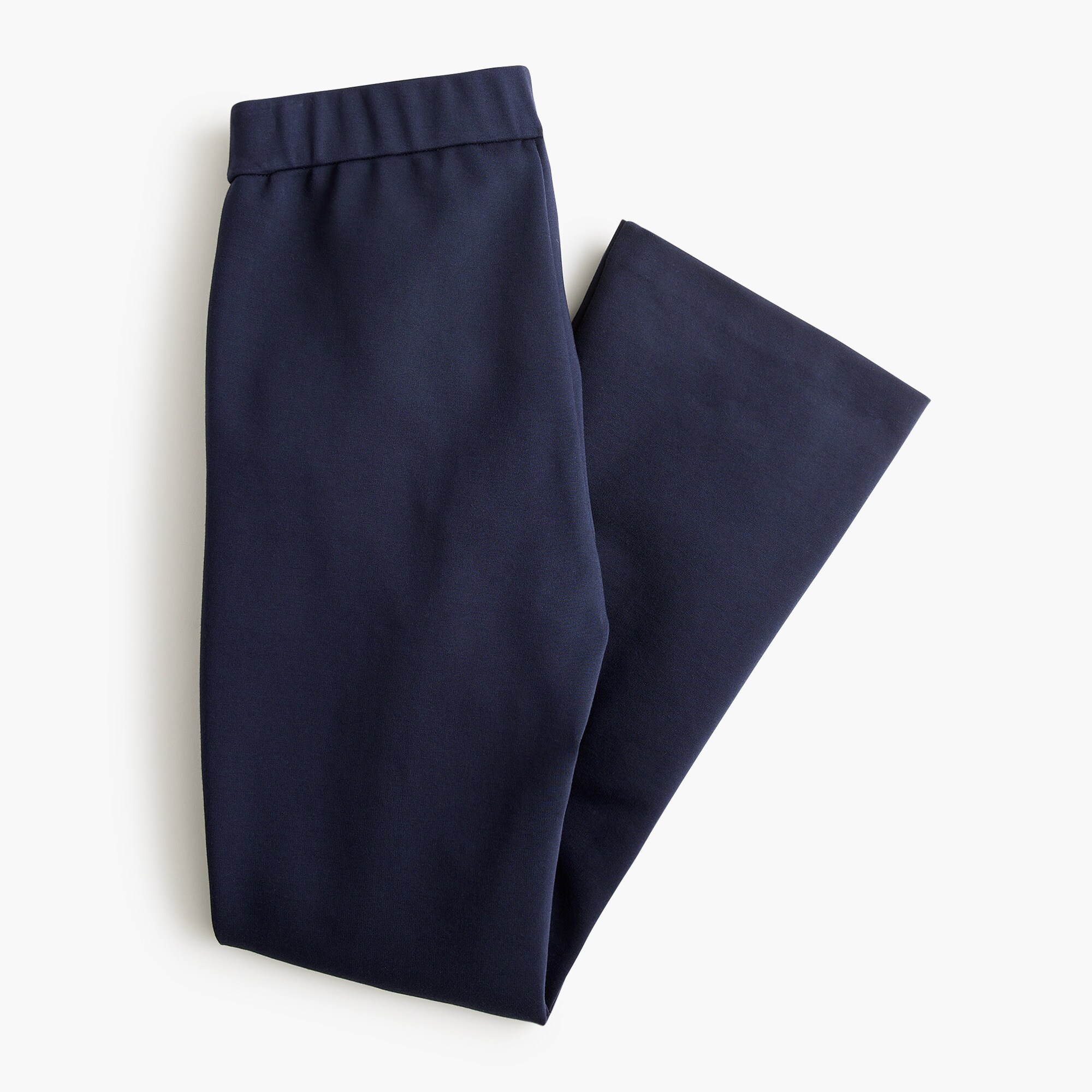 Ponte cropped pull-on pant