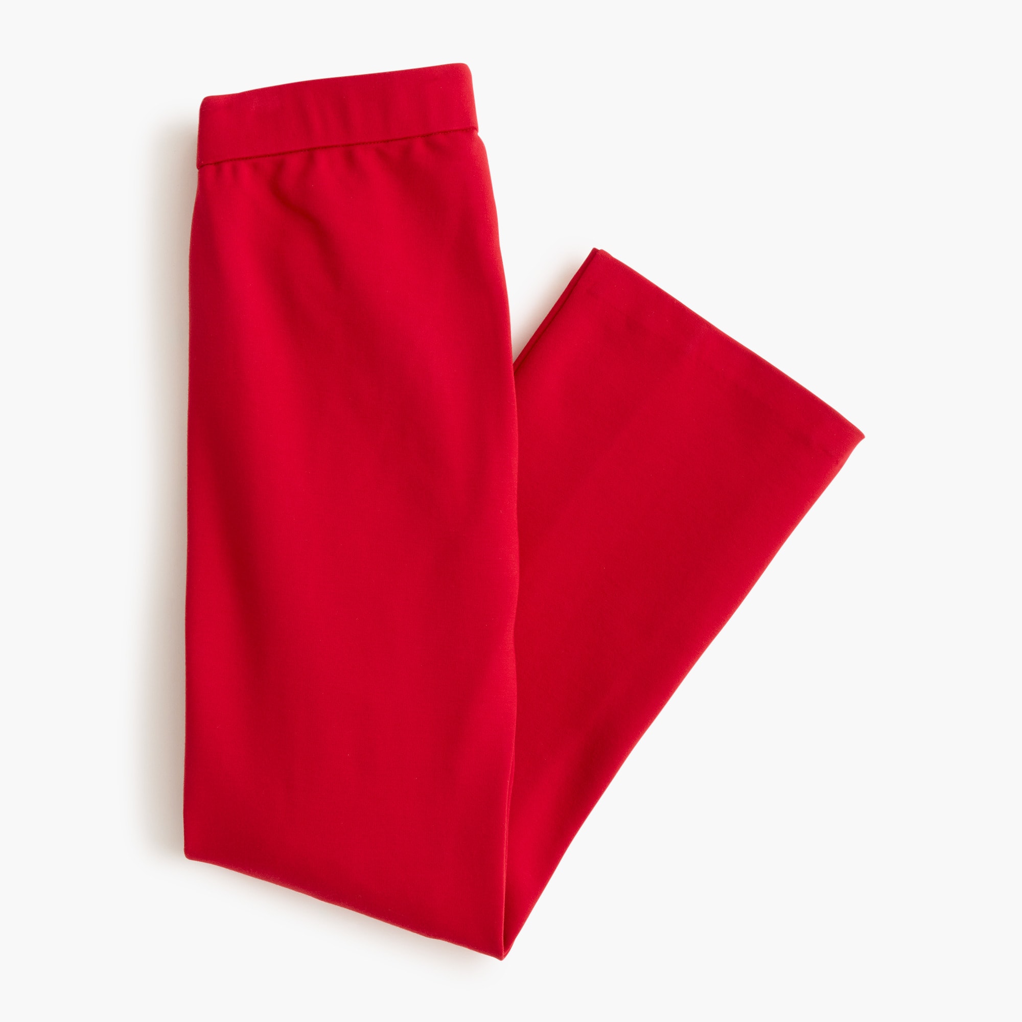 Ponte cropped pull-on pant