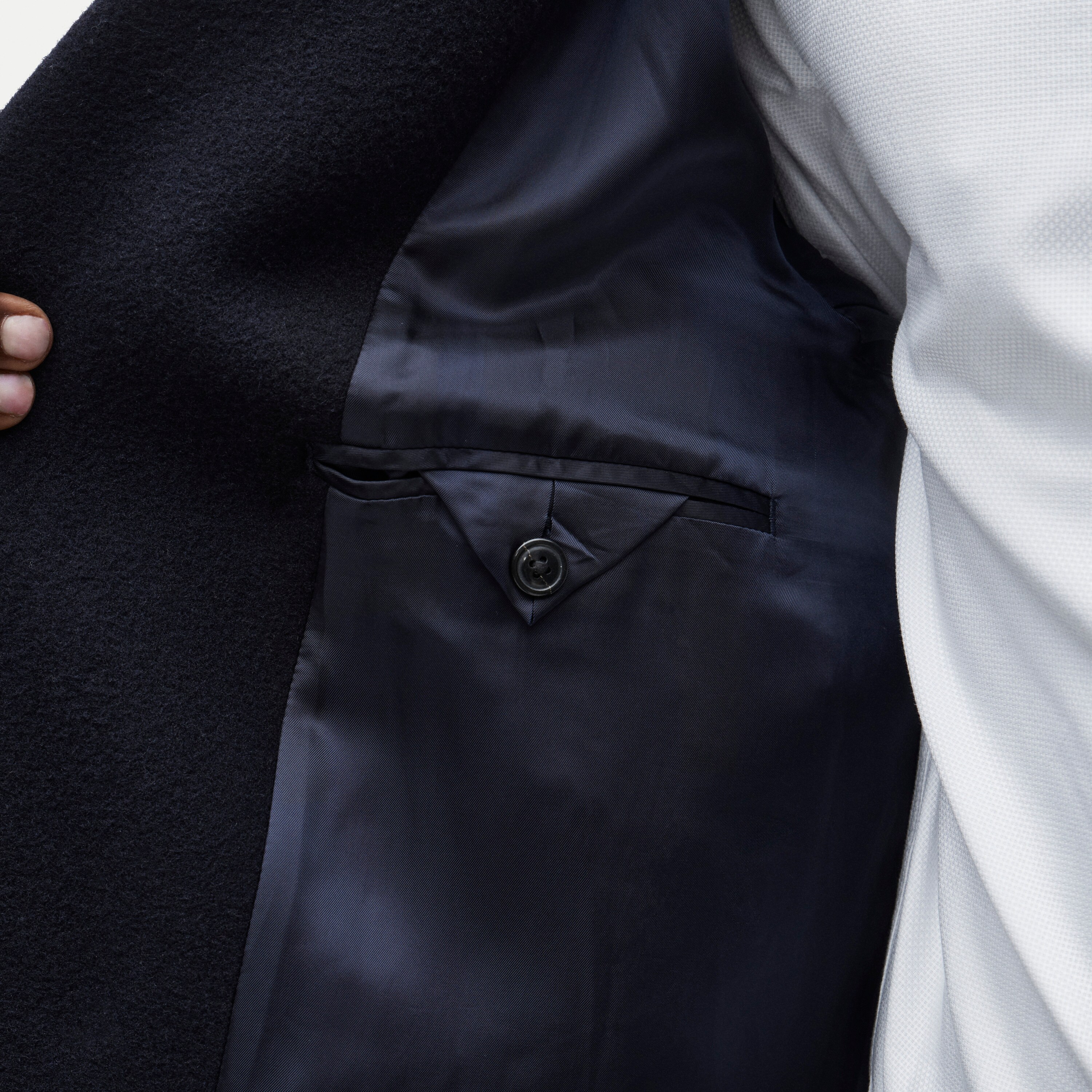New York Double-breasted Overcoat In Wool Melton For Men | J.Crew