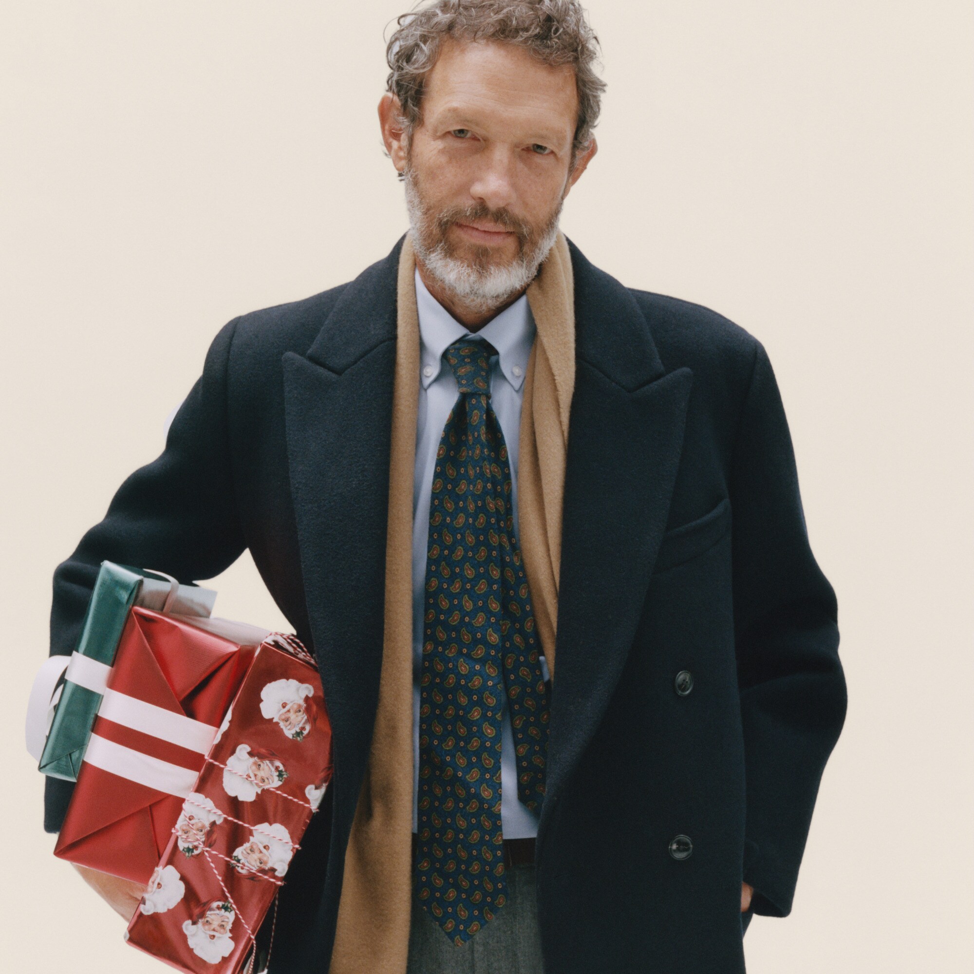 New York Double-breasted Overcoat In Wool Melton For Men | J.Crew