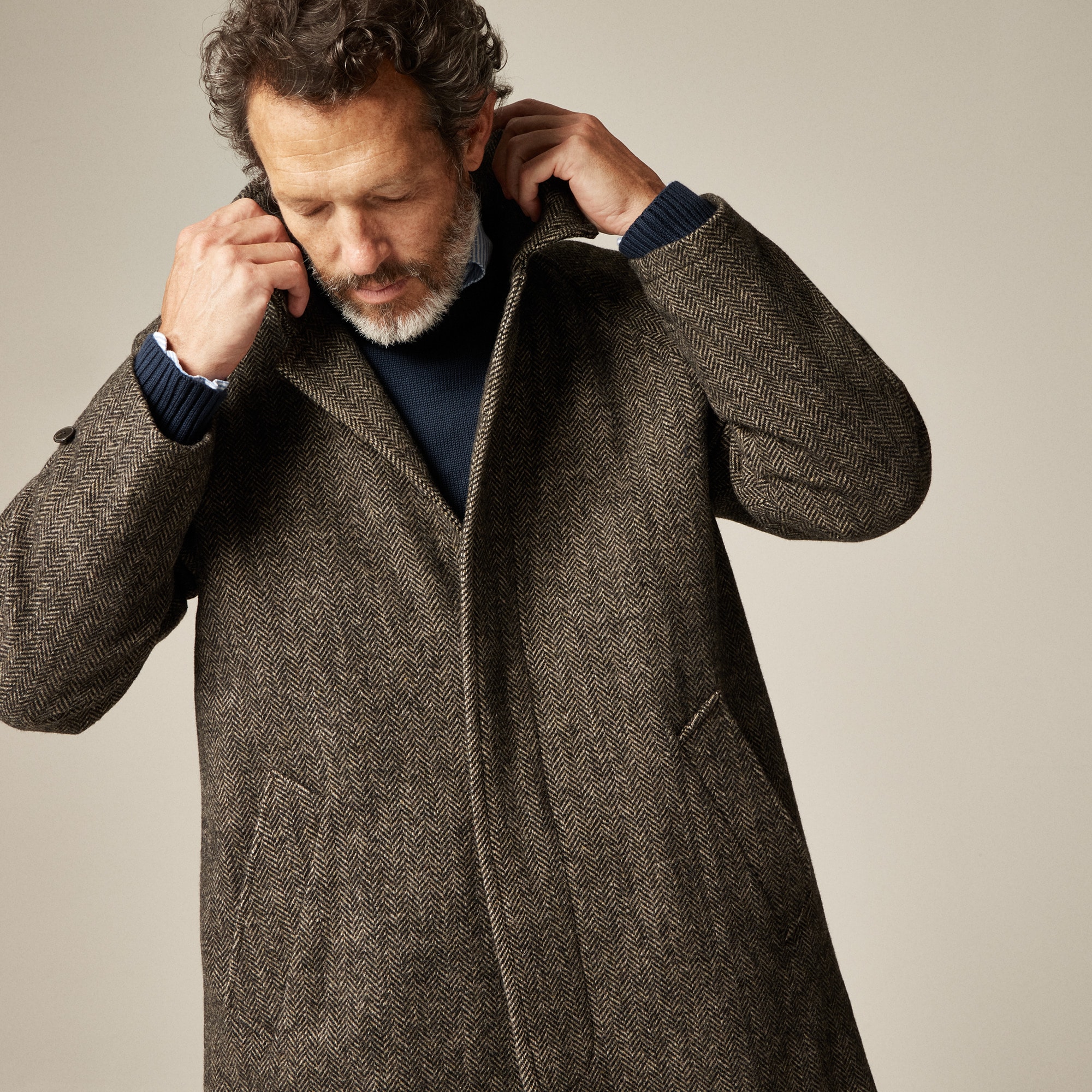 Rivington car coat in wool
