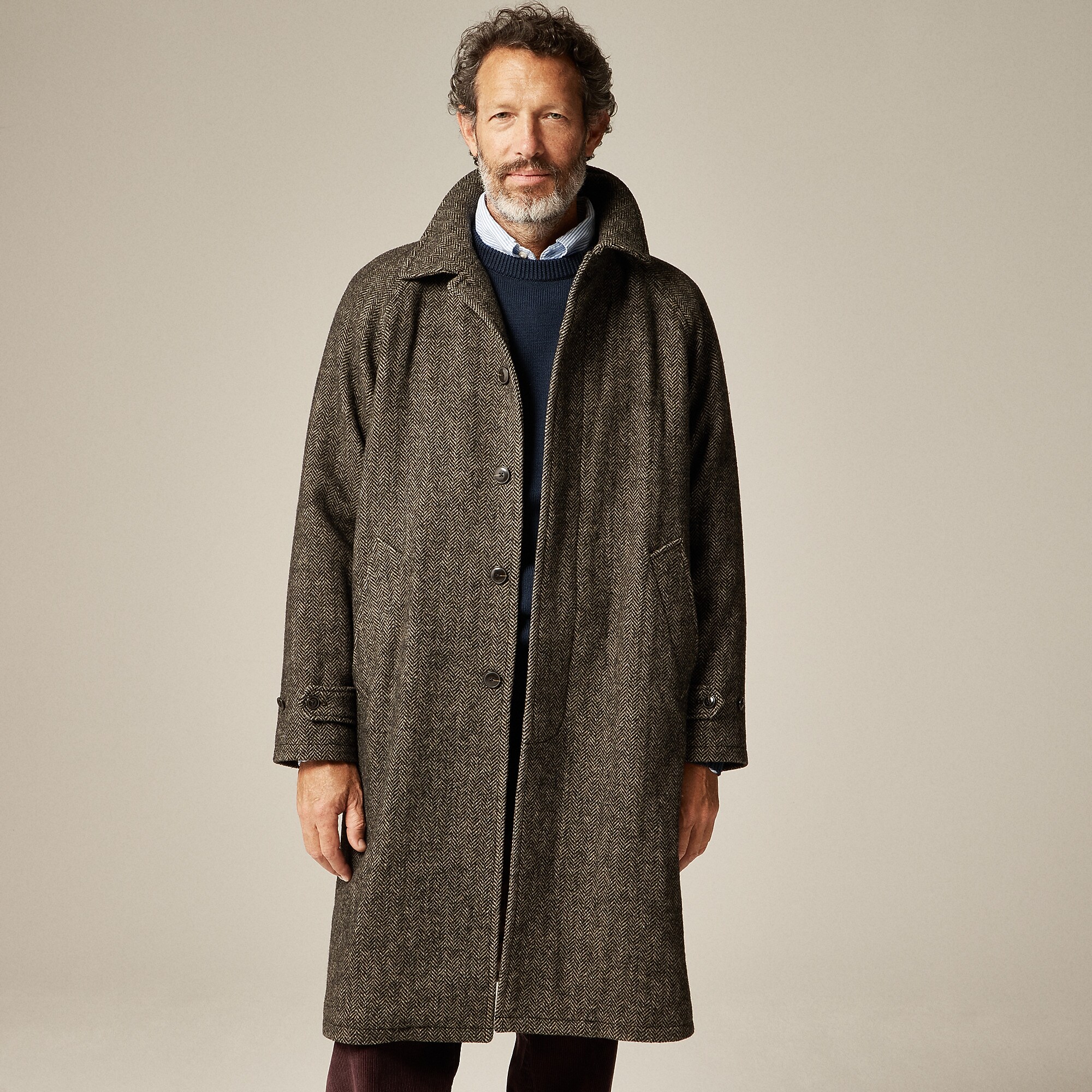 Rivington car coat in wool