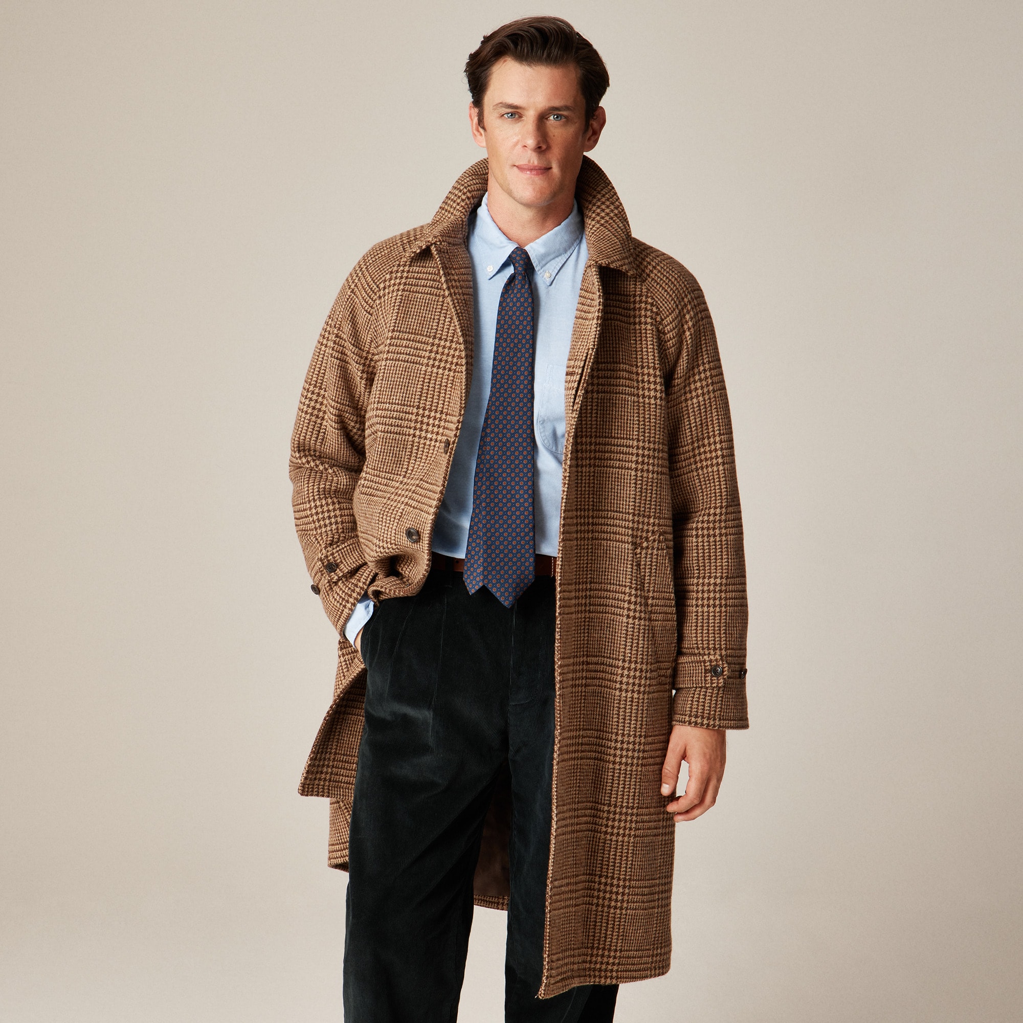 Rivington car coat in wool