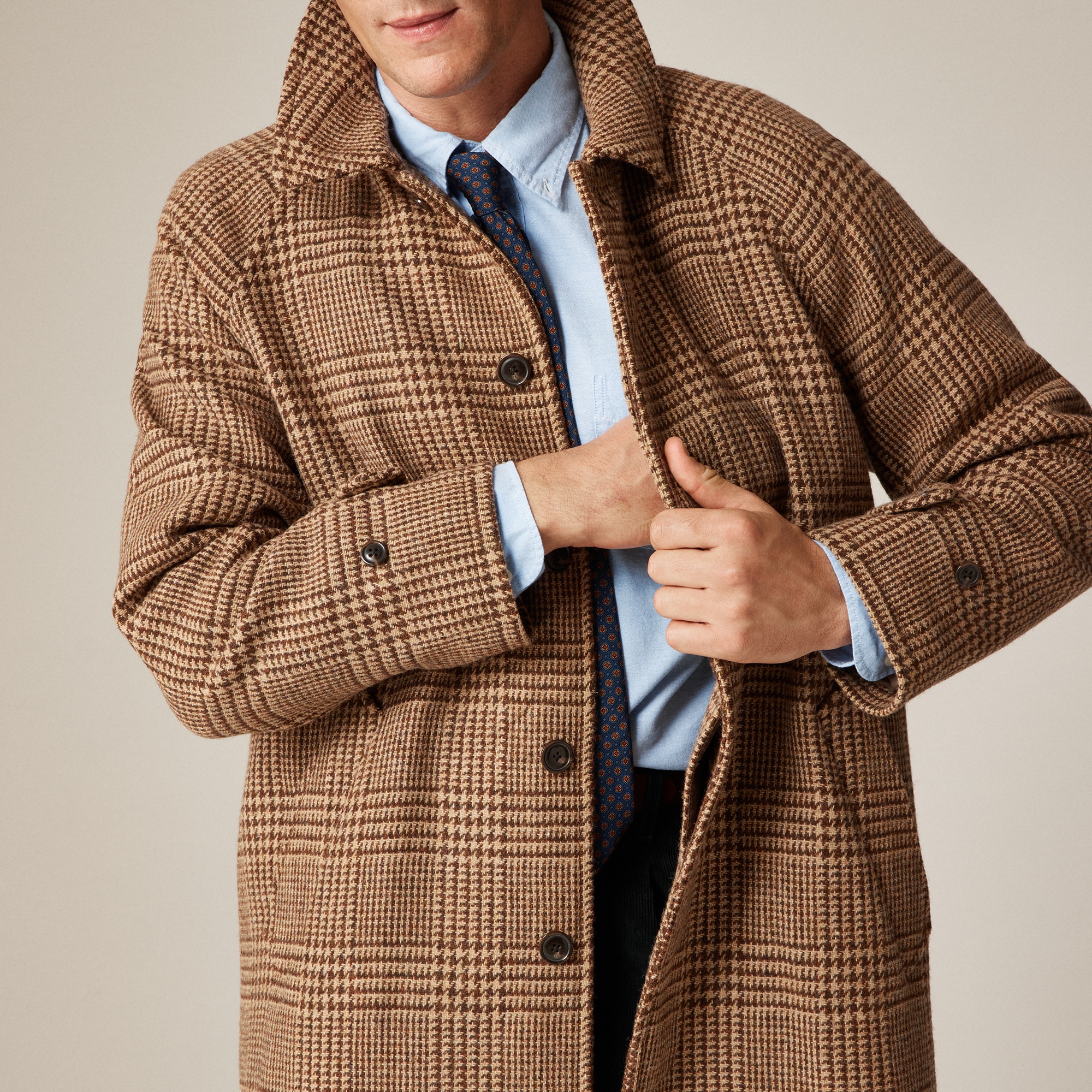 Rivington car coat in wool