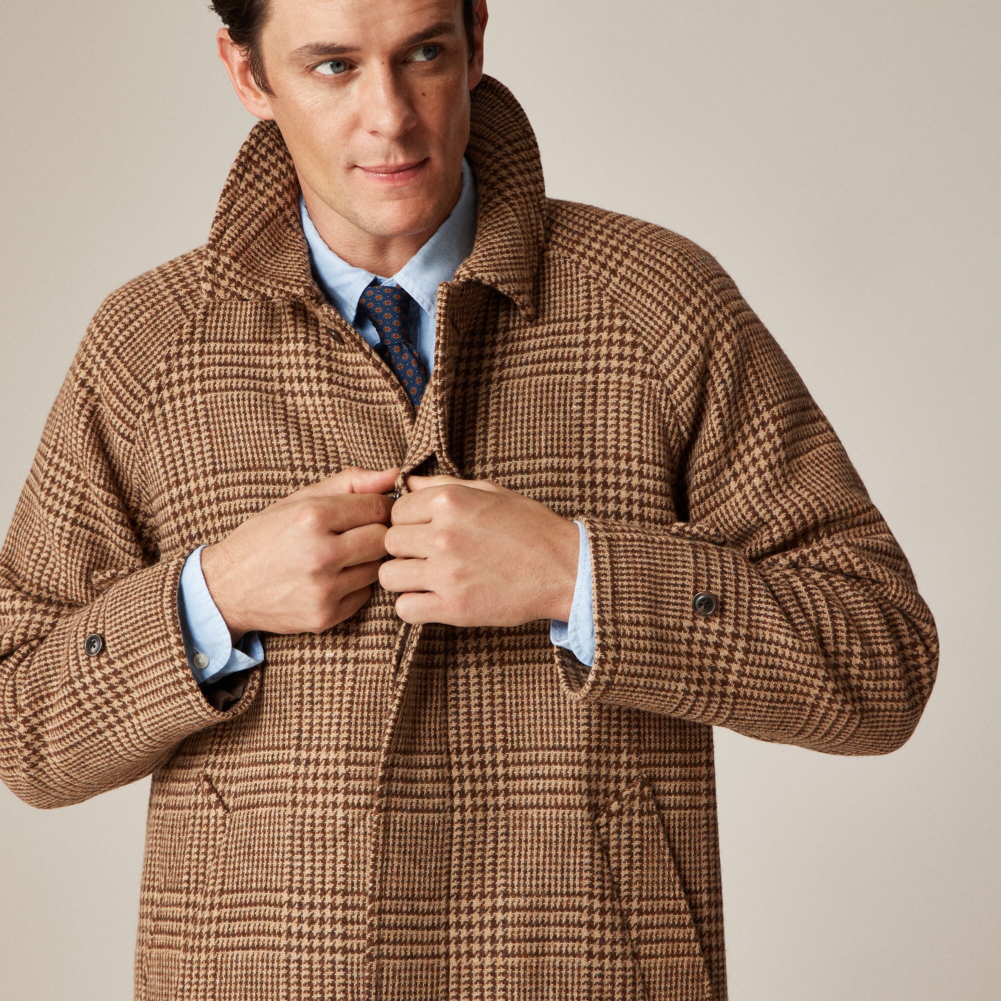 Rivington car coat in wool