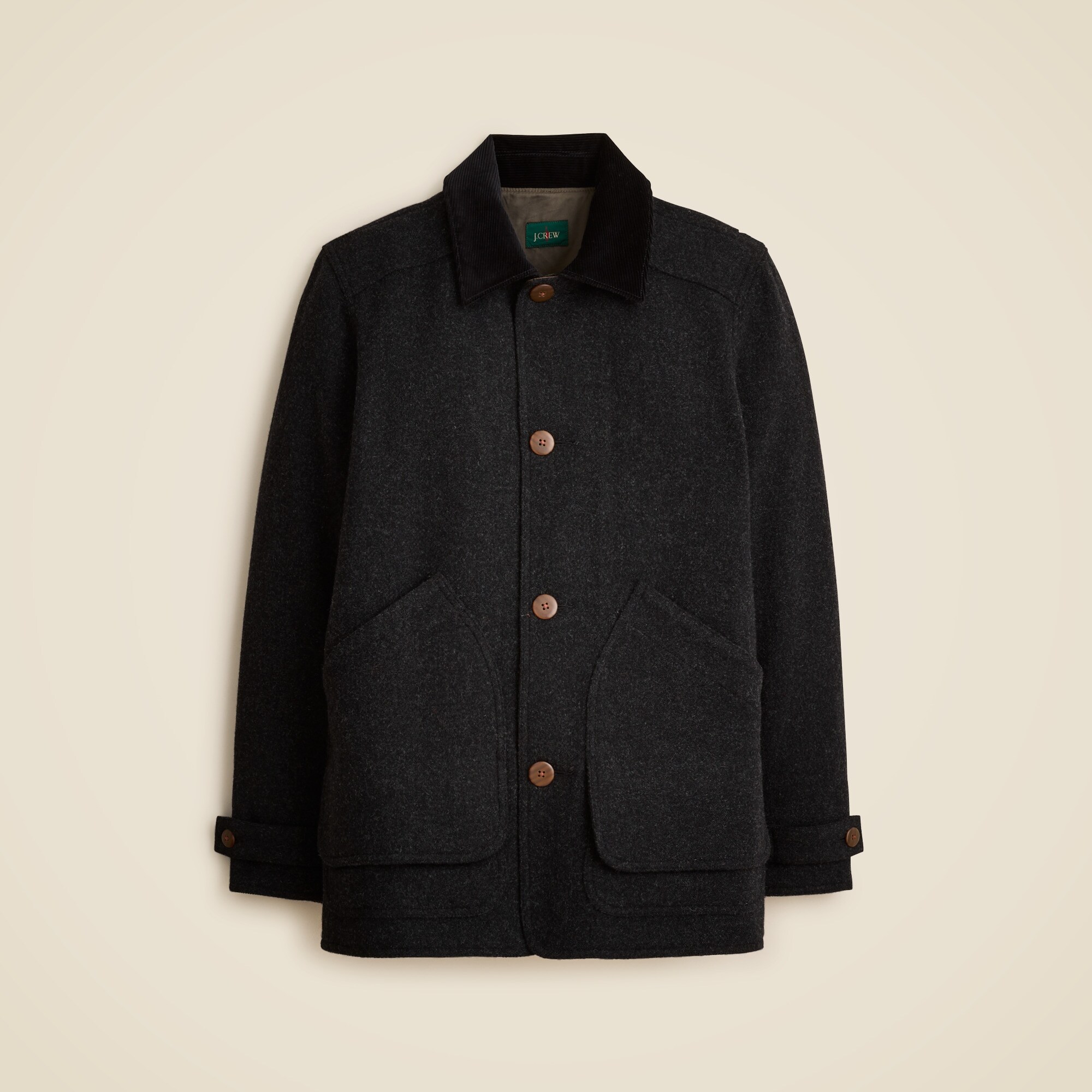 Cruiser Jacket In Double-faced Wool Blend For Men | J.Crew