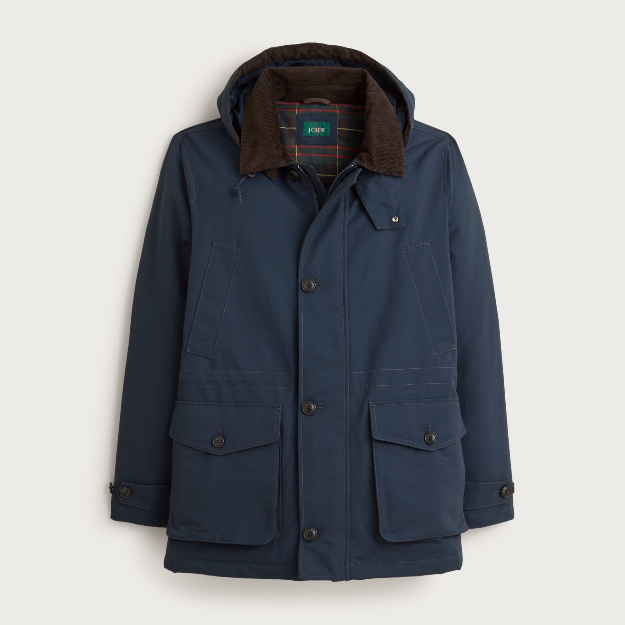 Country jacket with removable hood and PrimaLoft®