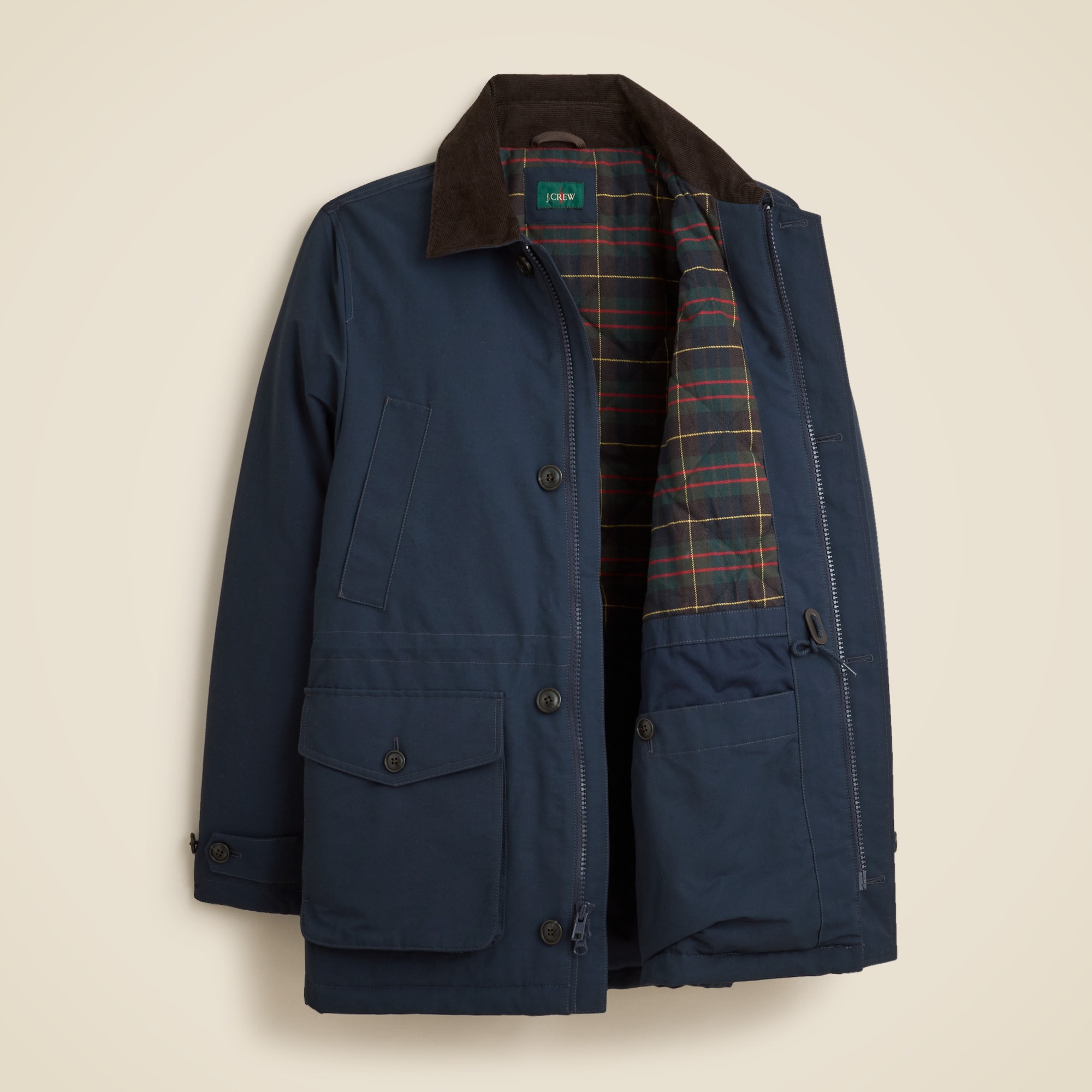Country jacket with removable hood and PrimaLoft®