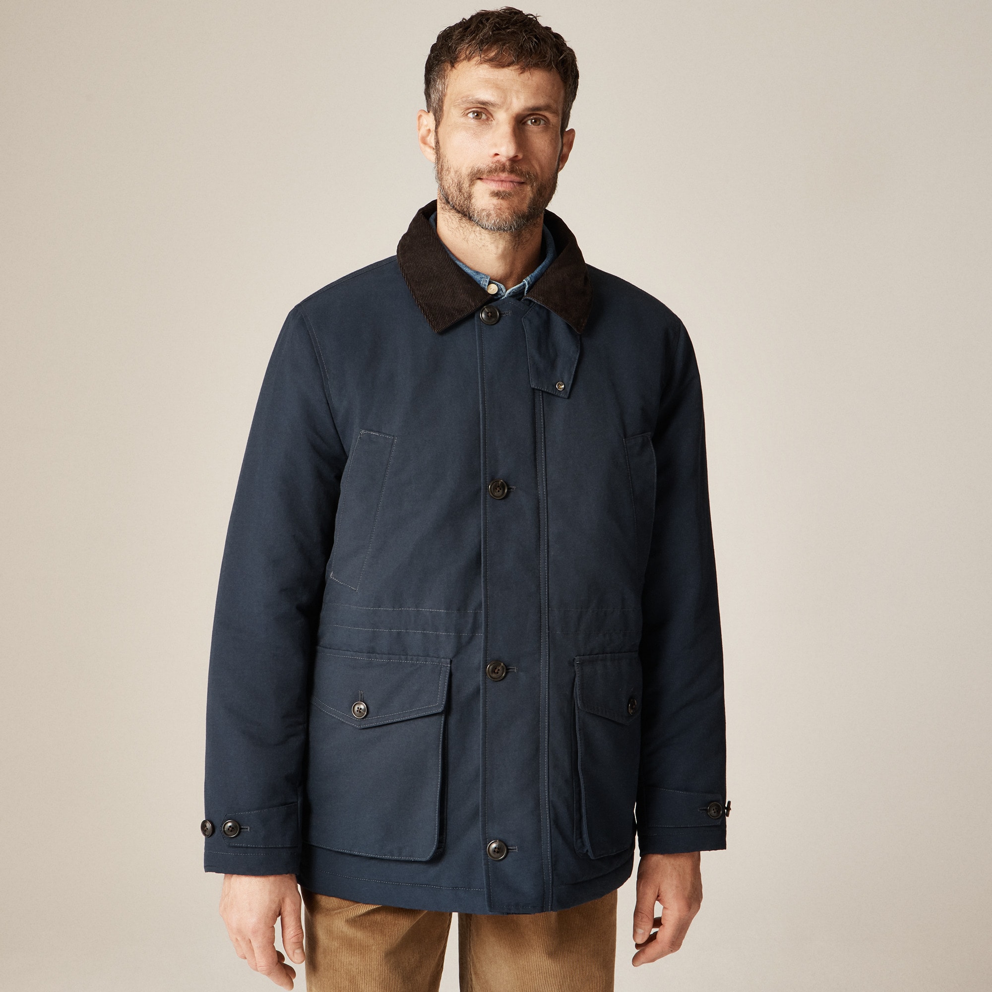 Country Jacket With Removable Hood And PrimaLoft® For Men | J.Crew
