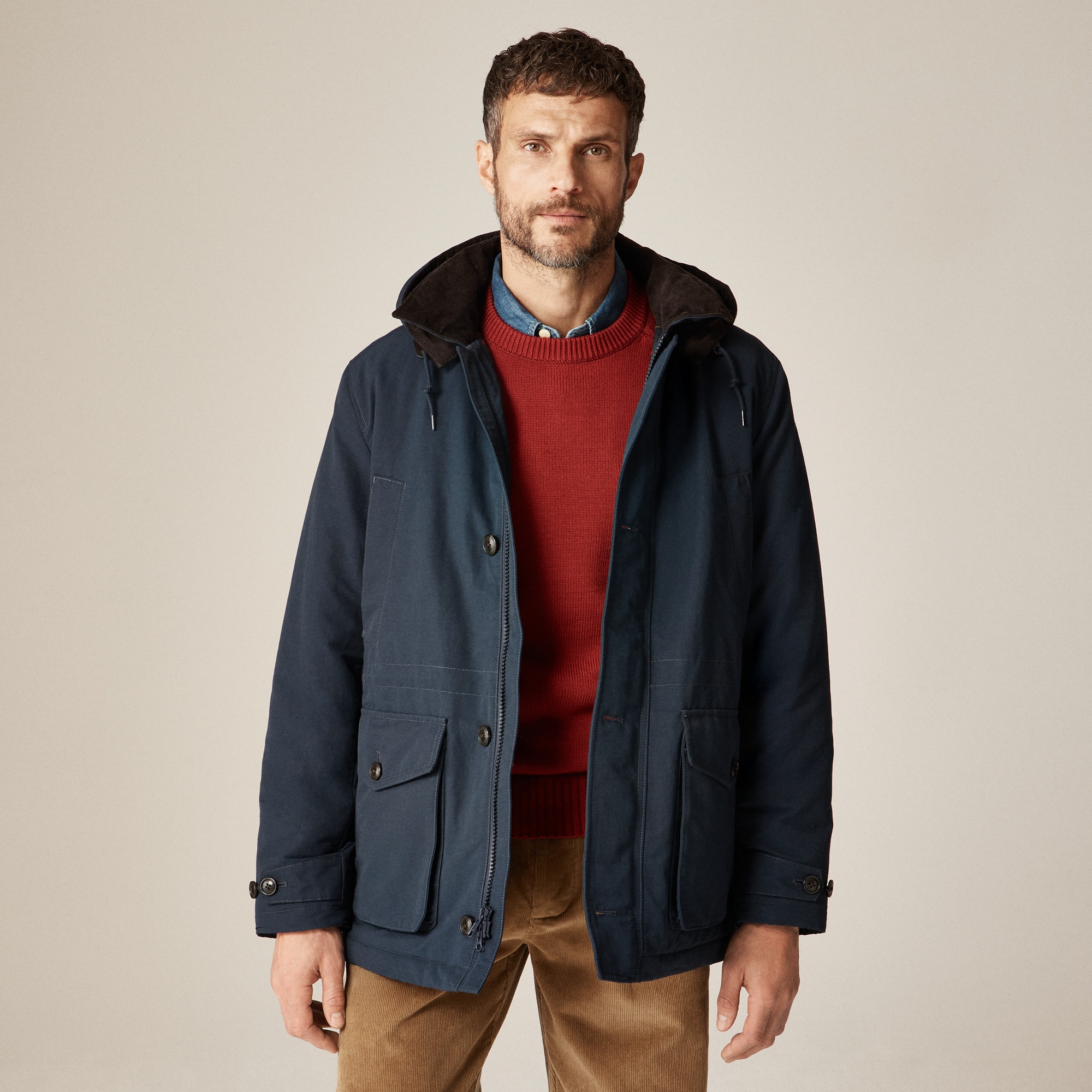 mens Country jacket with removable hood and PrimaLoft&reg;