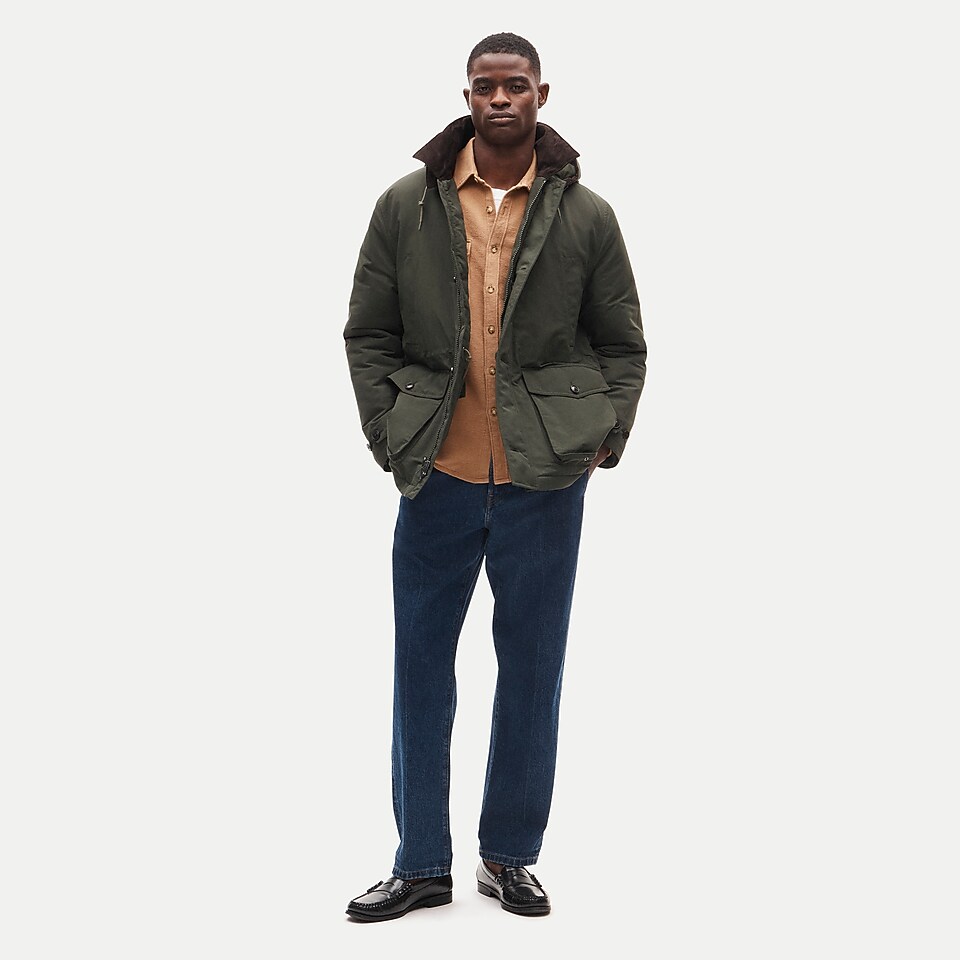 BEAMS PLUS Puff Half Coat Nylon 3L For Men | J.Crew