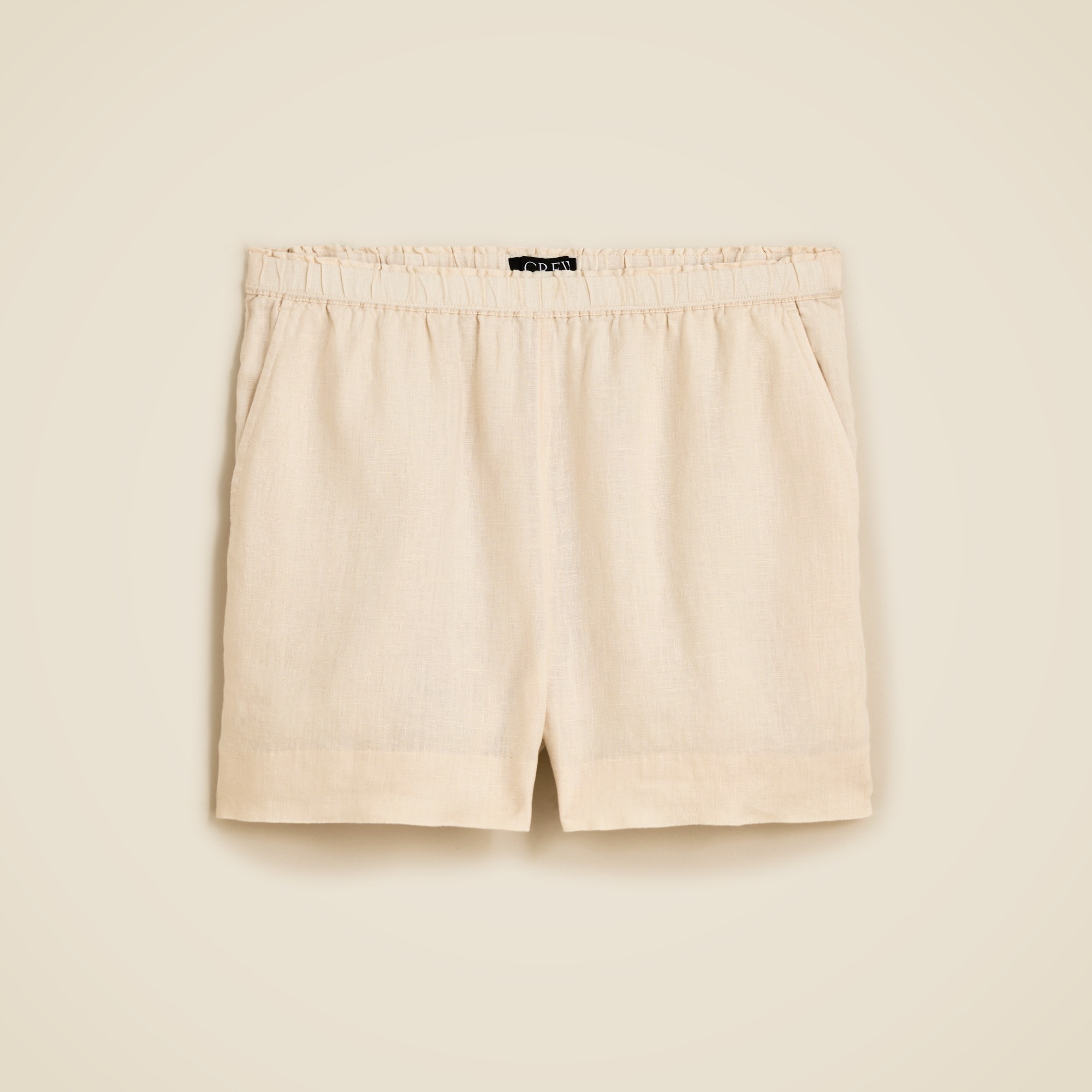 3" Stratus short in linen