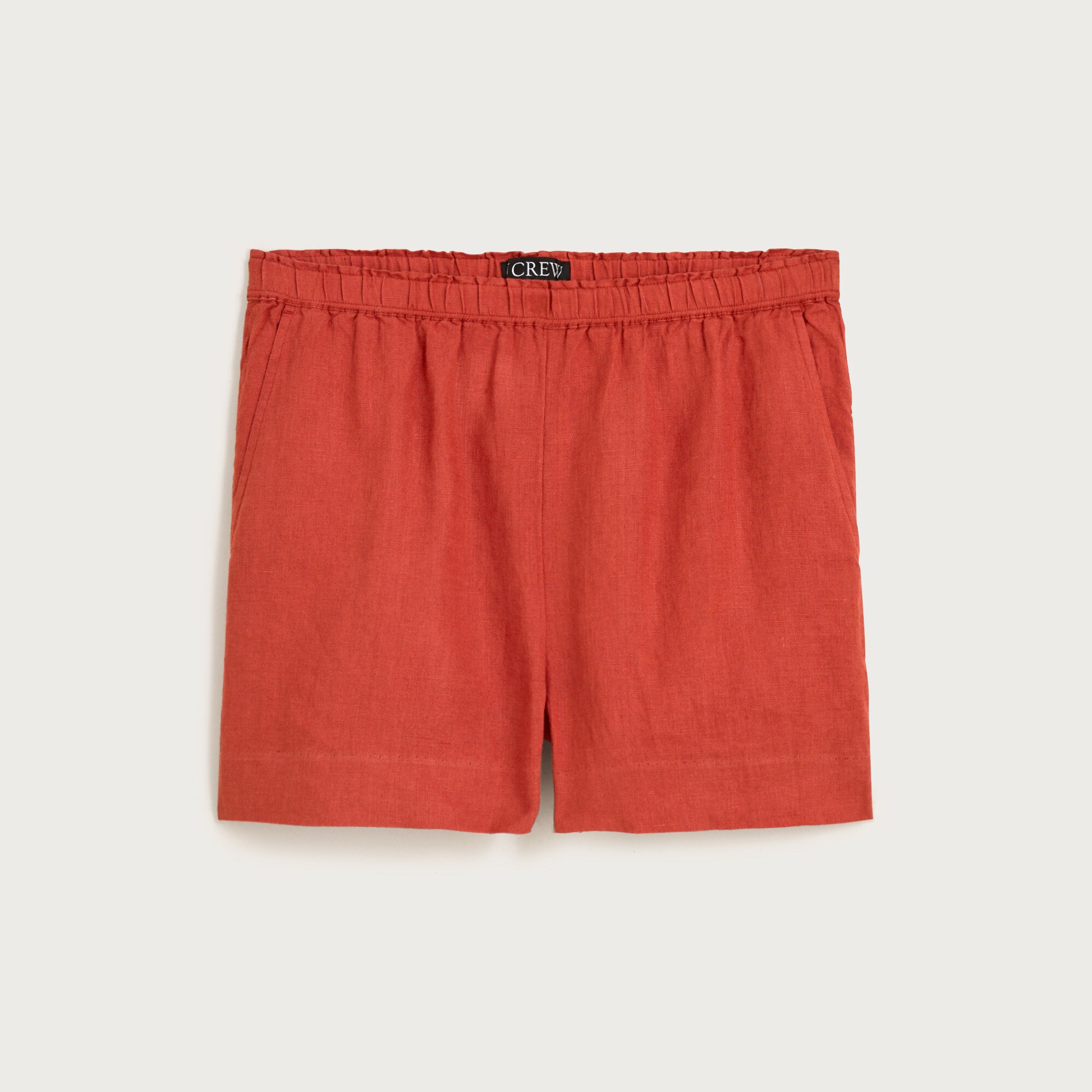 3" Stratus short in linen