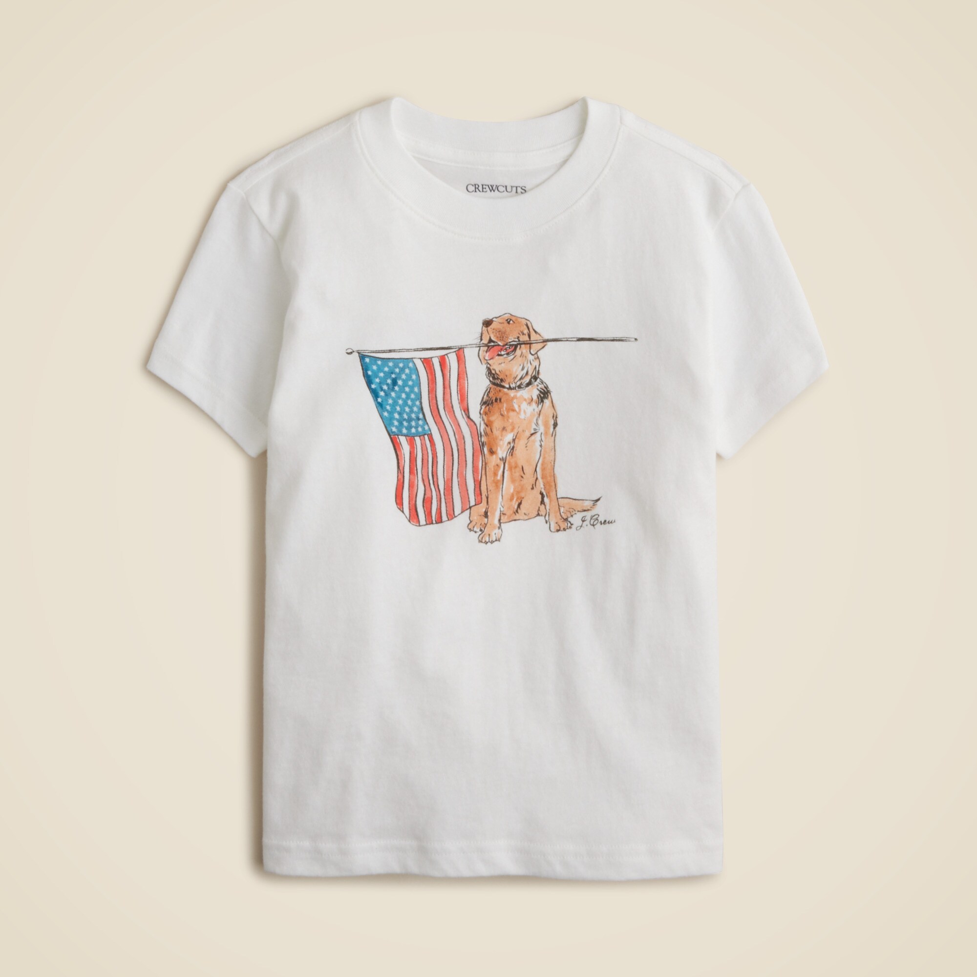 Kids' short-sleeve heritage dog graphic T-shirt