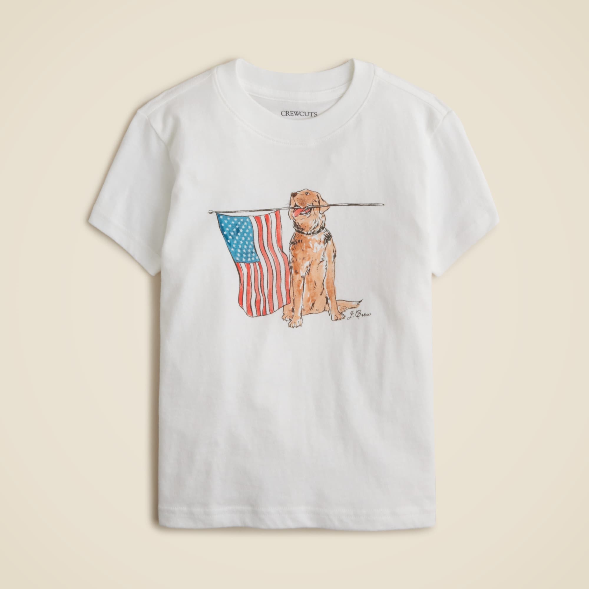 Kids' short-sleeve heritage dog graphic T-shirt