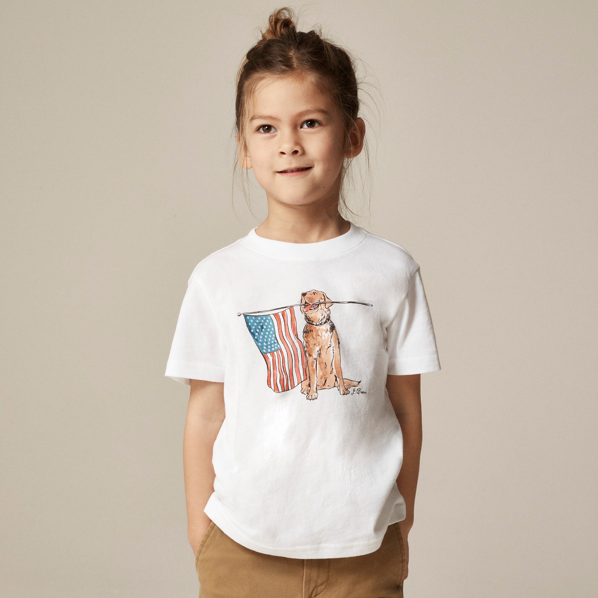  Kids' short-sleeve heritage dog graphic T-shirt
