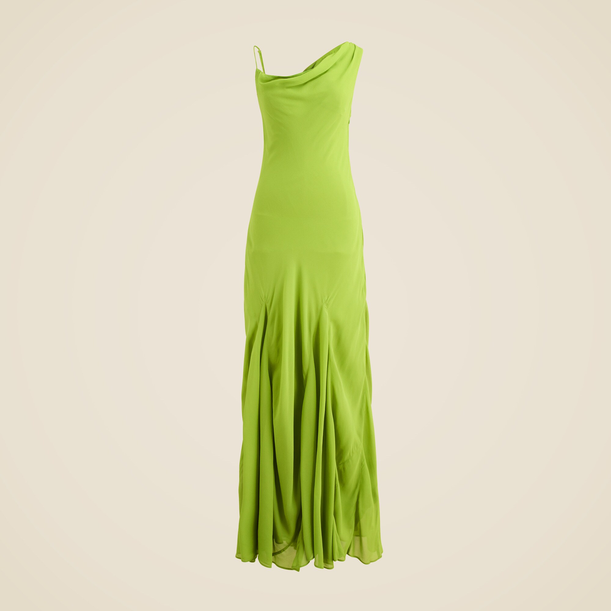 uo tierra chiffon cowl neck asymmetrical midi dress URBAN OUTFITTER'S Women's Tierra Chiffon Cowl Neck Asymmetrical Midi Dress  Siz S