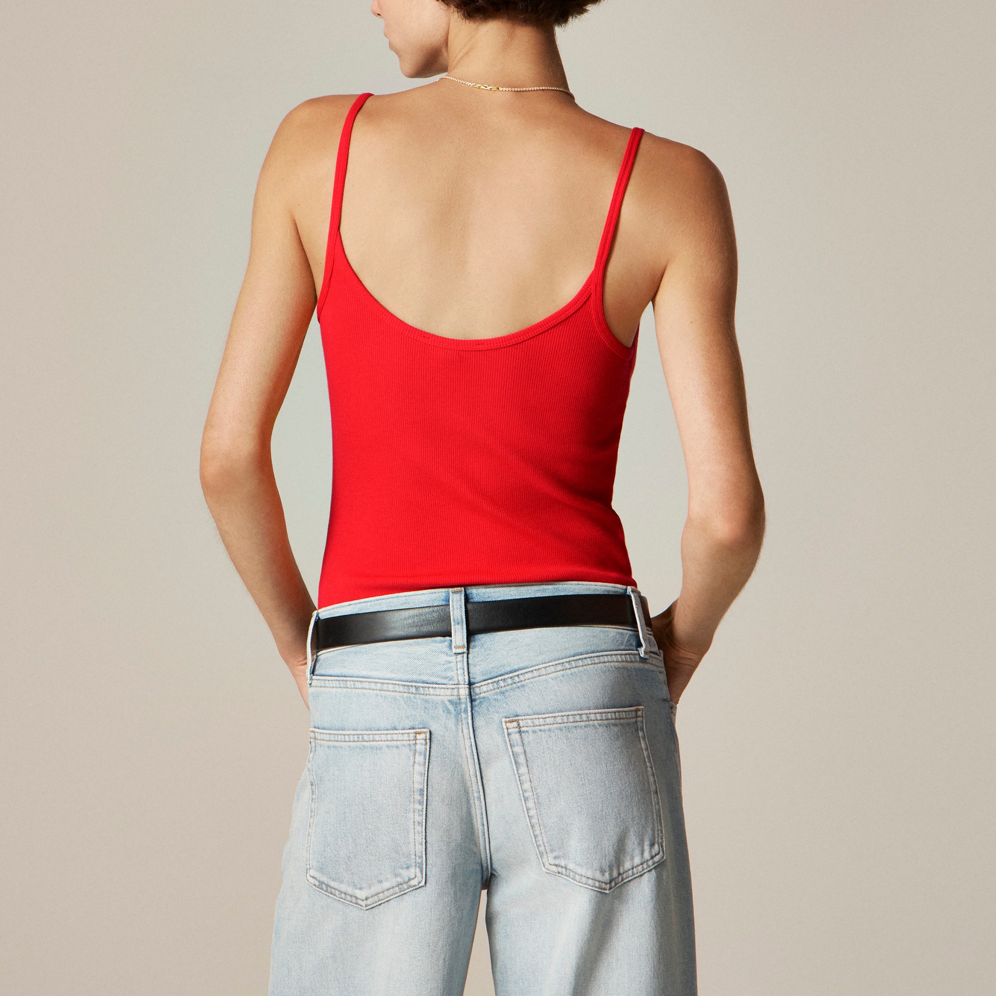 Perfect rib slim-fit camisole