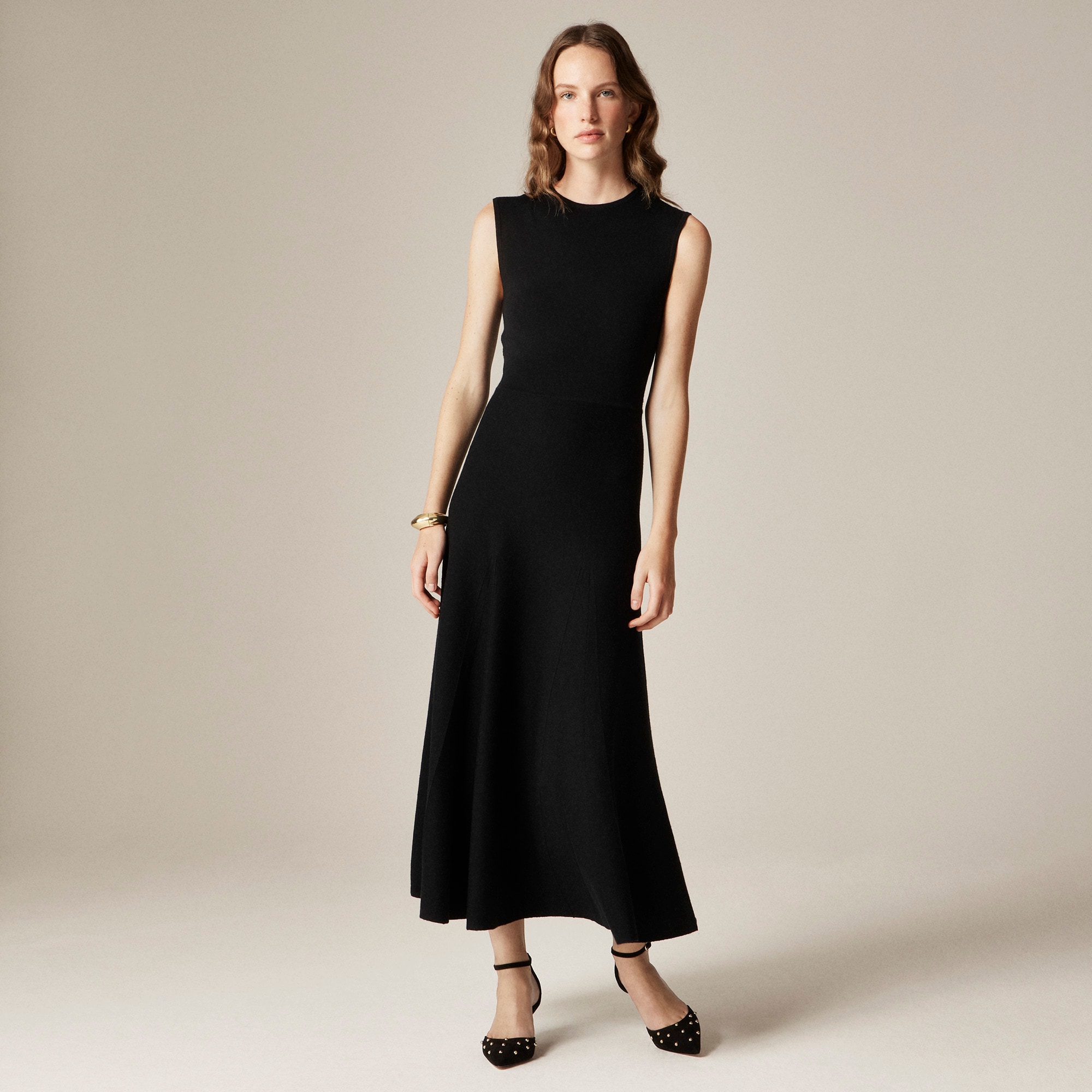 Merino wool midi dress