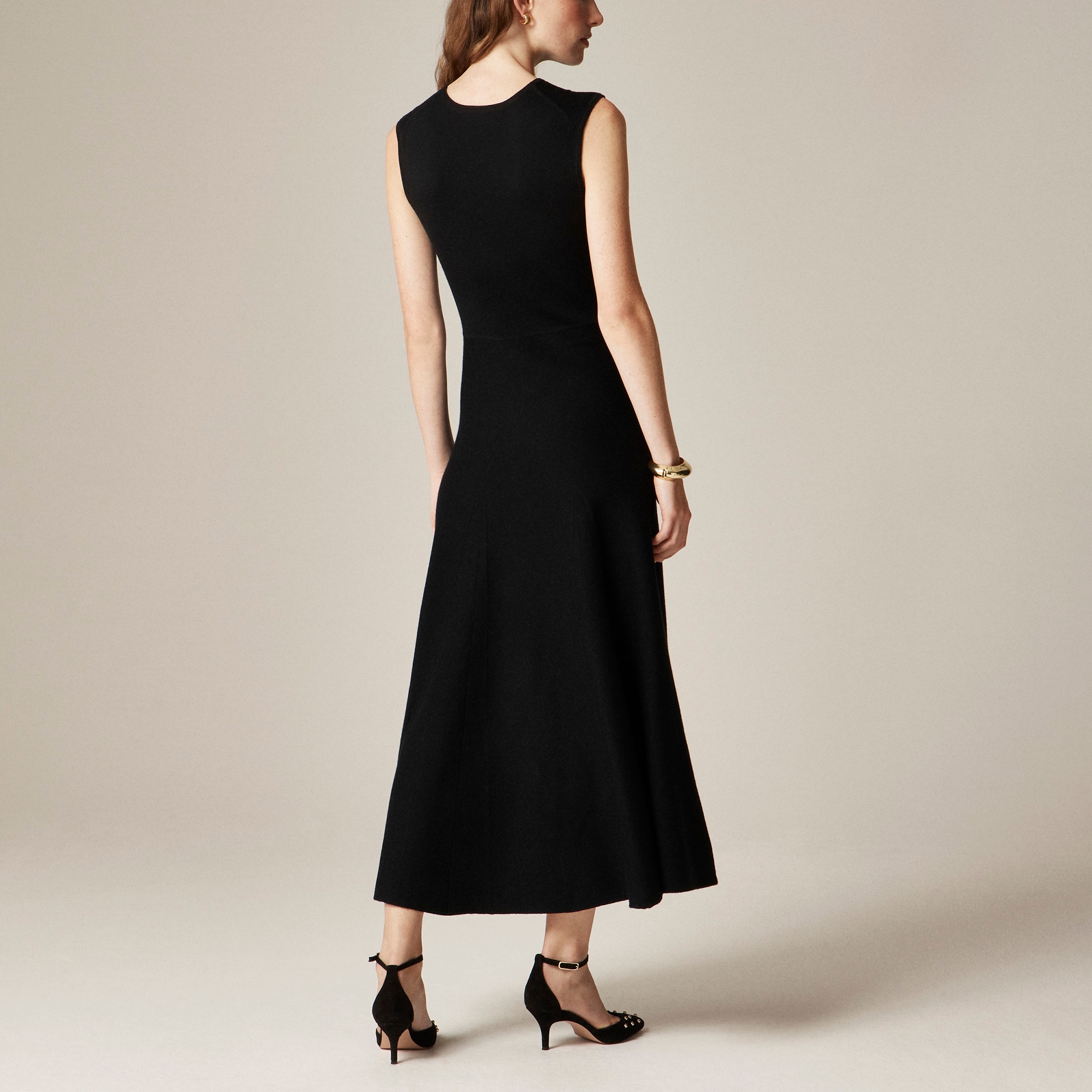 Merino wool midi dress