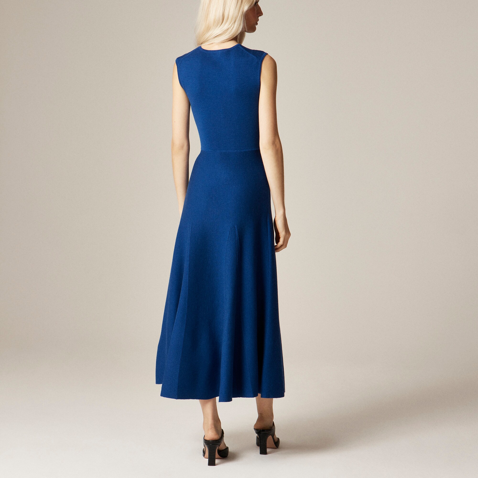 Merino wool midi dress