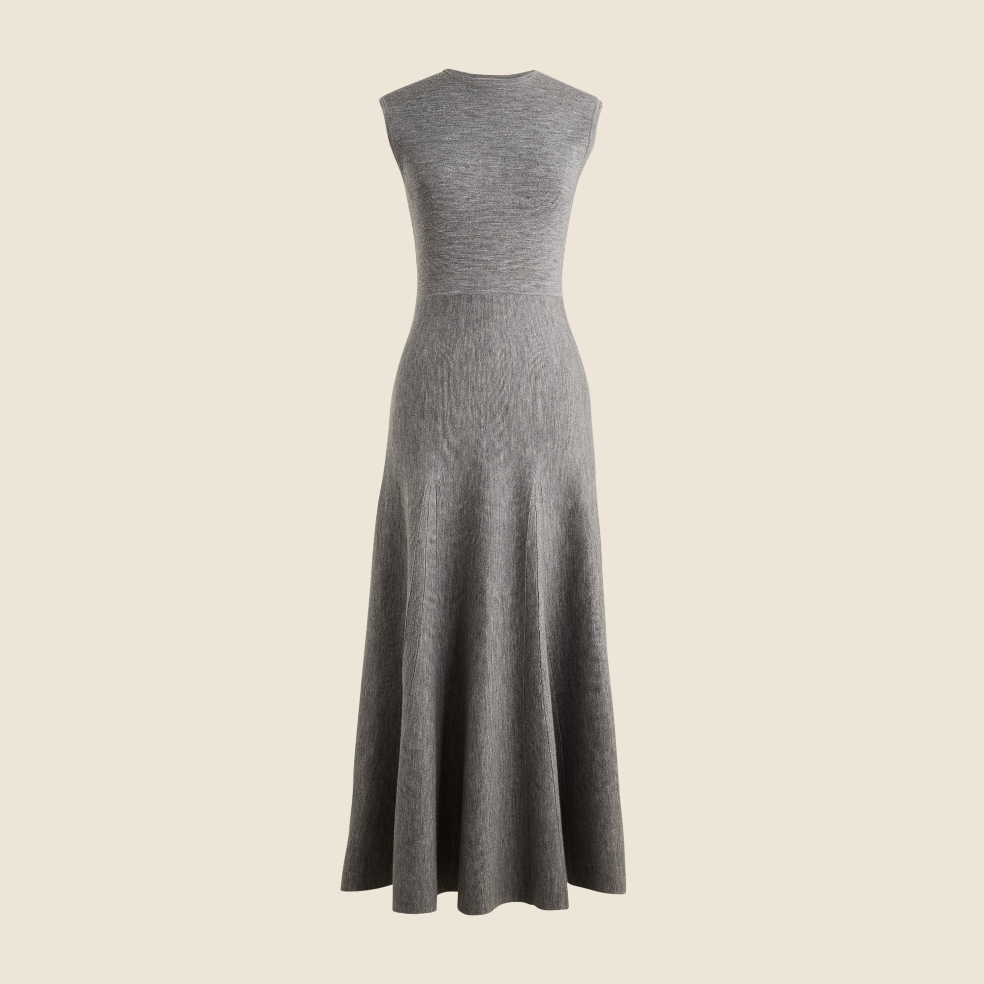 Merino wool midi dress