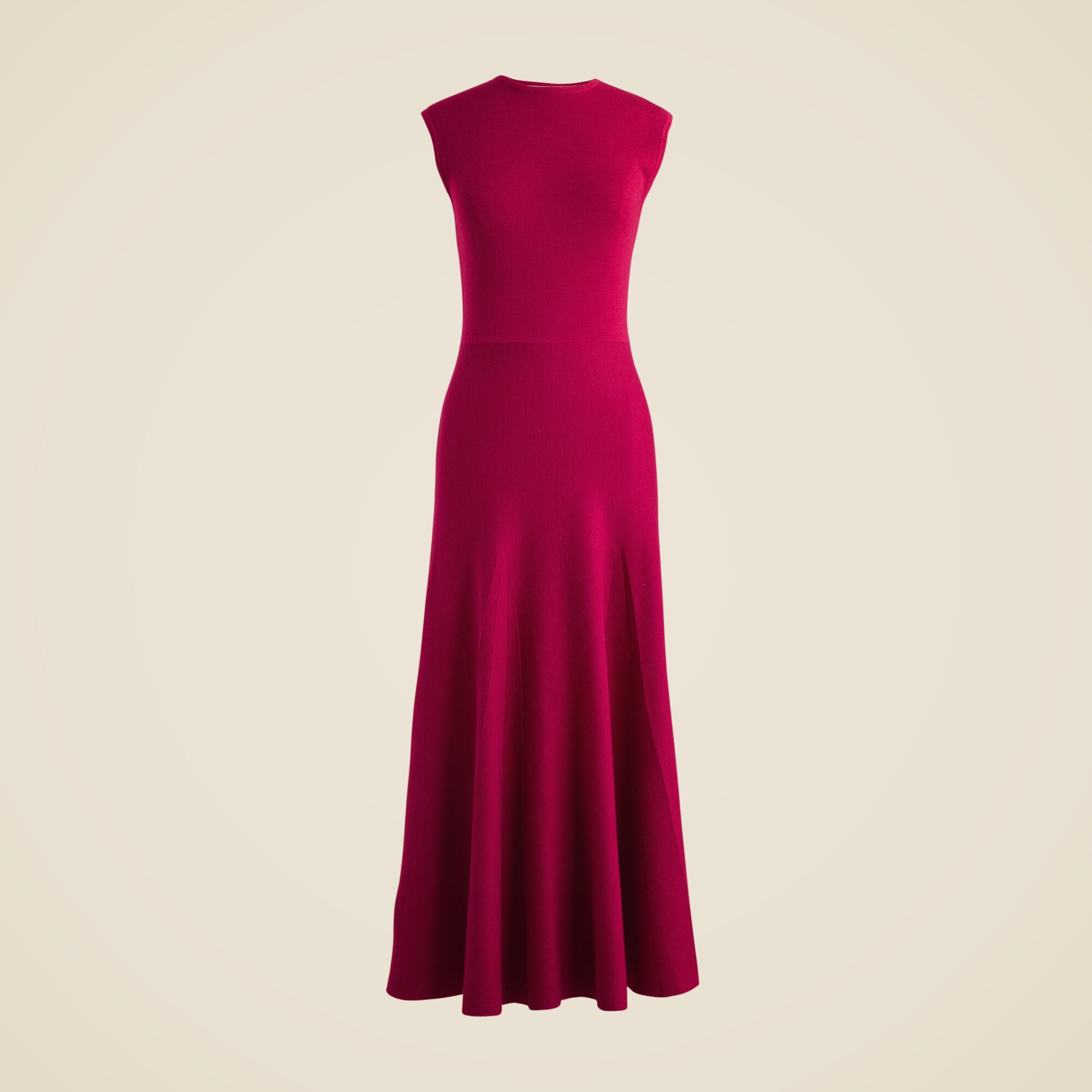 Merino wool midi dress