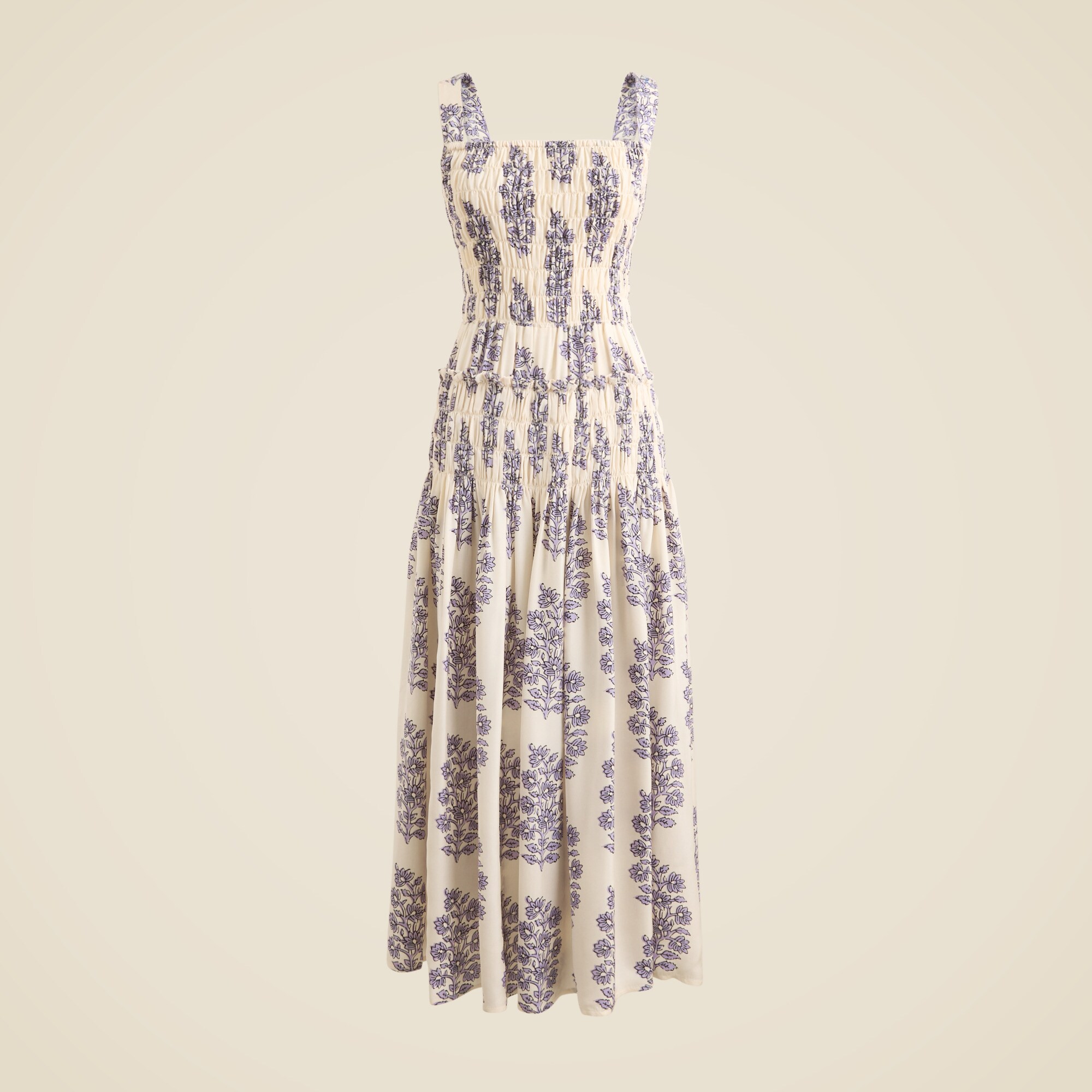 handkerchief midi dress HANKERCHIEF HEM MIDI DRESS Blue / M