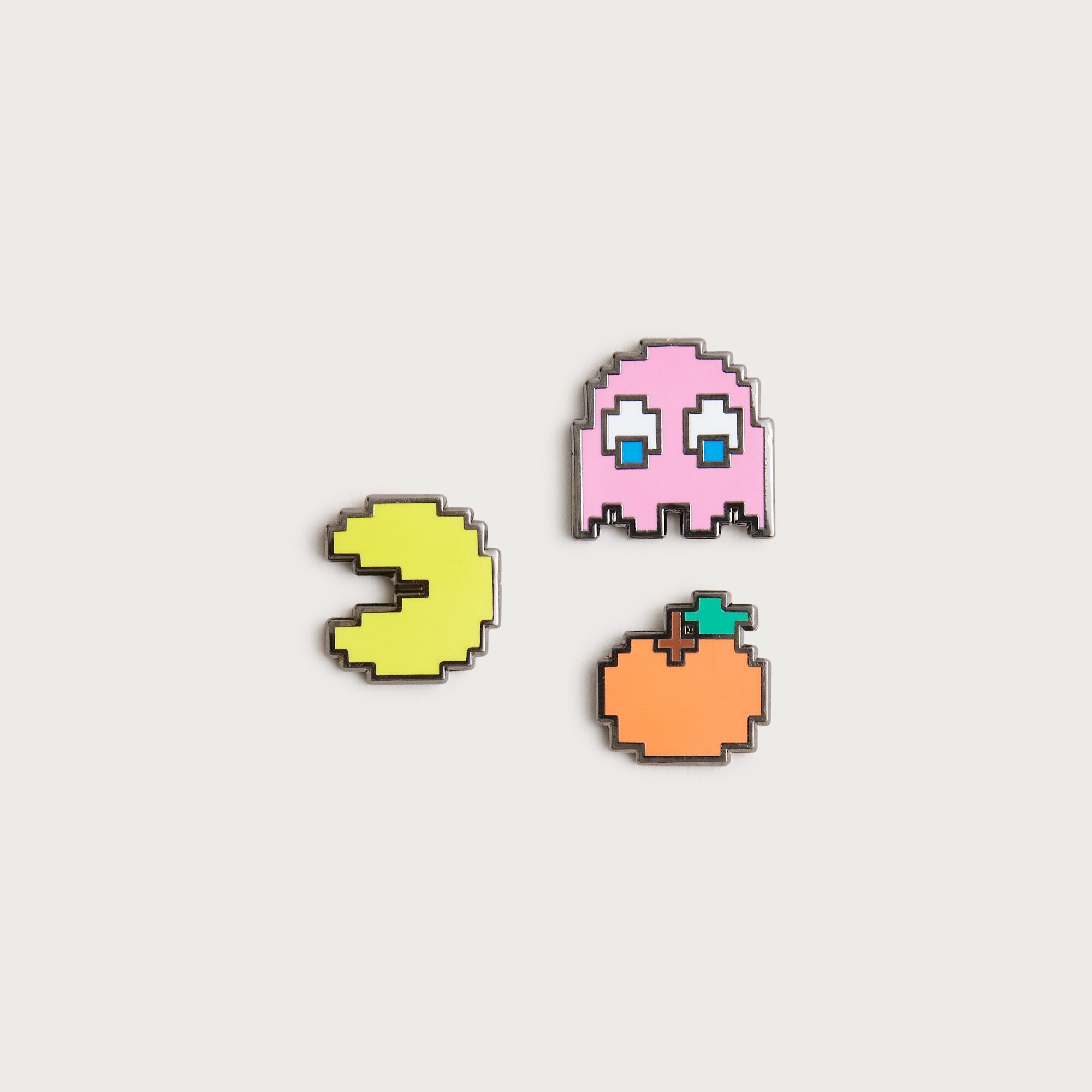 Pintrill® kids' Pac-Man pins set