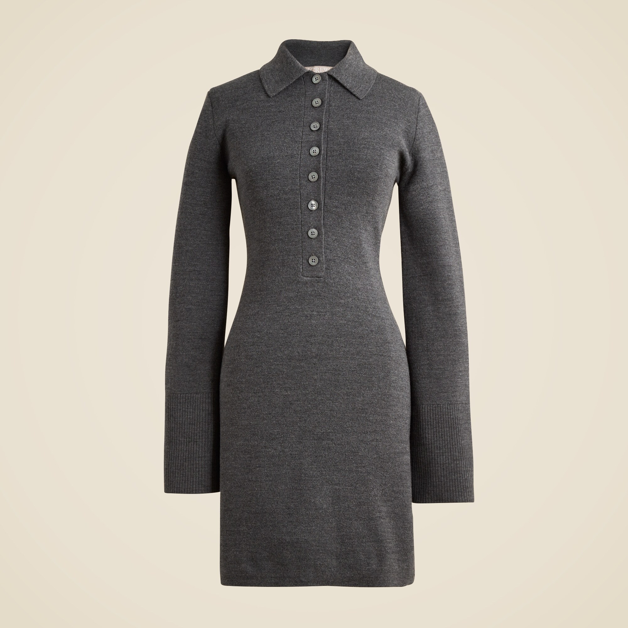 Wide-rib Sweater-dress In Merino Wool Blend For Women | J.Crew