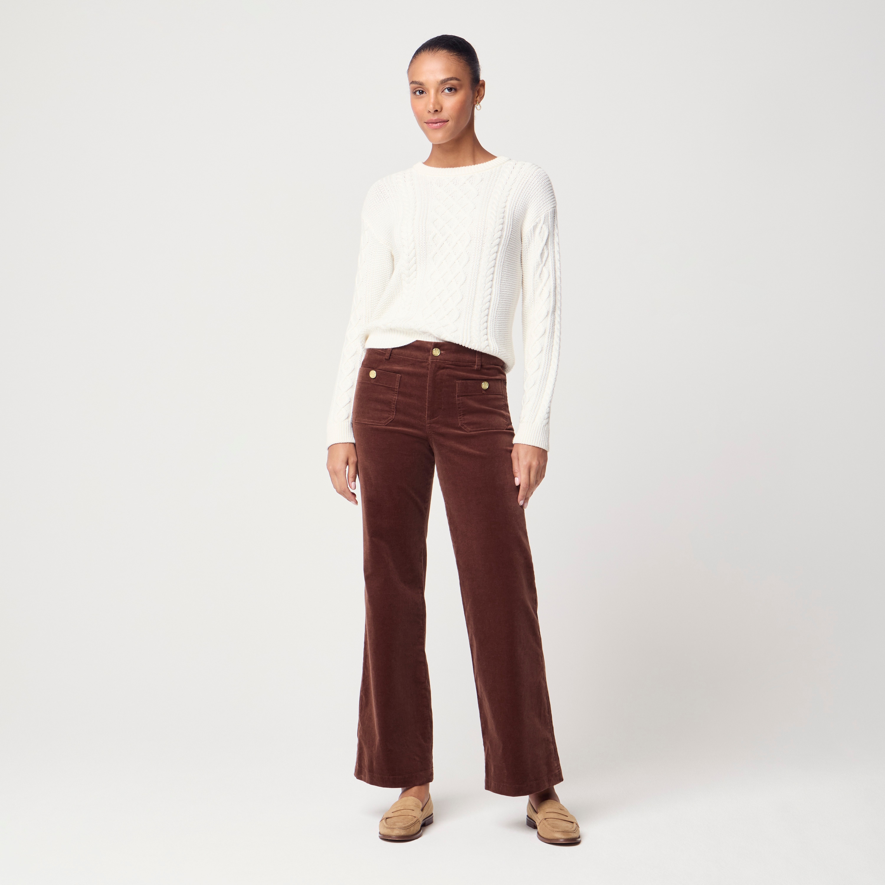 Corduroy Lizzie Wide-leg Pant For Women | Factory