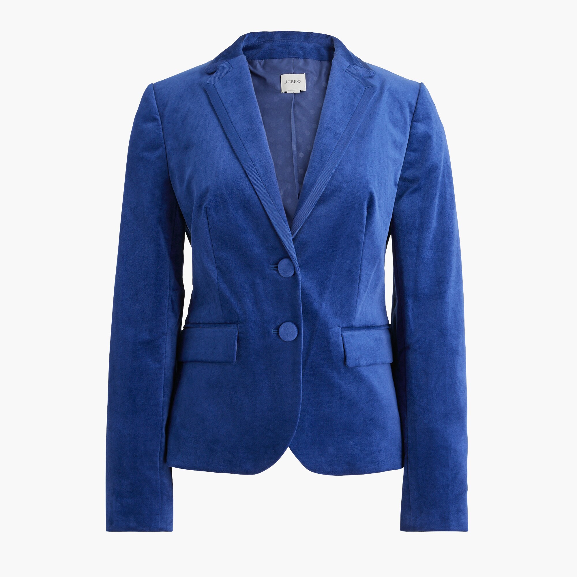 womens Velvet schoolboy blazer